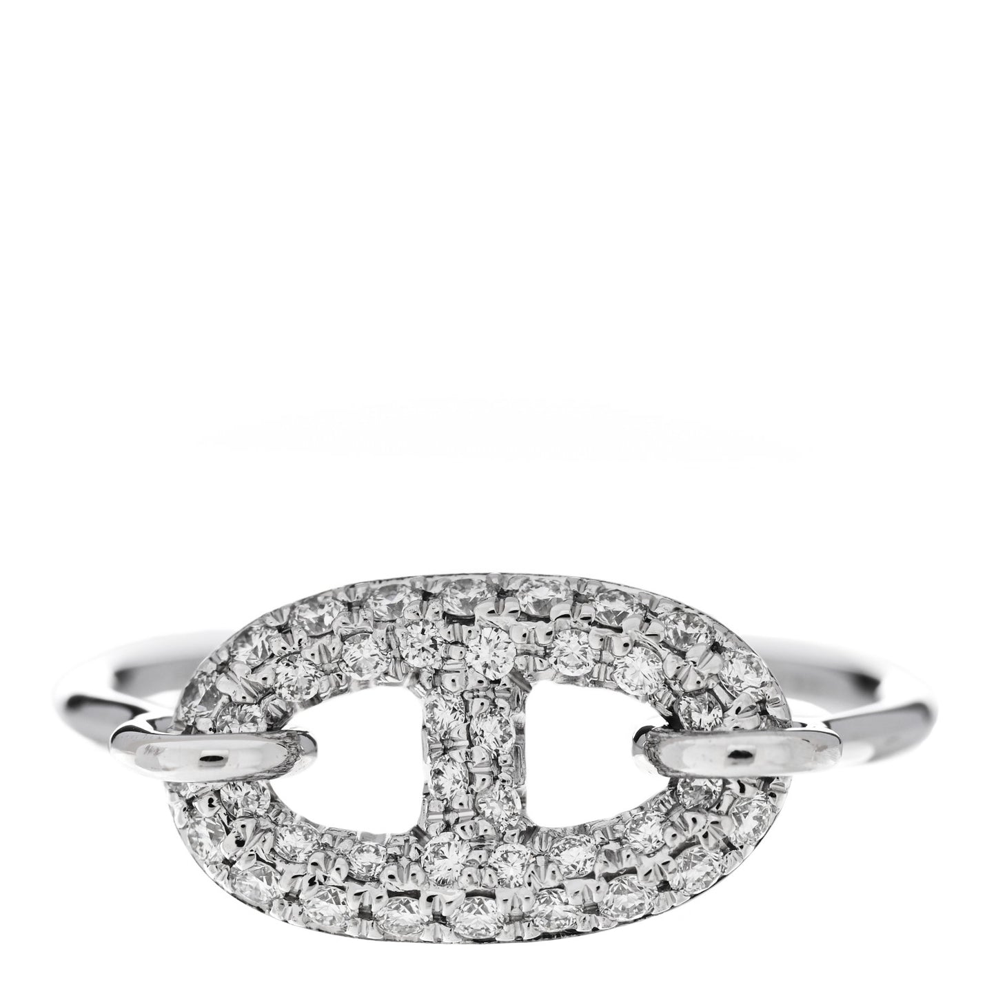 18K White Gold Diamond New Farandole Ring 52 6