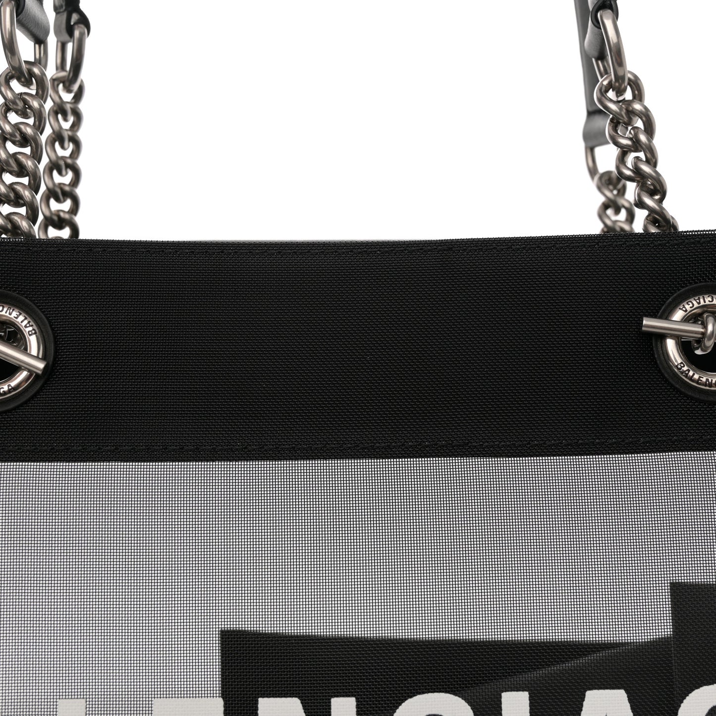 Mesh Medium Duty Free Tote Black
