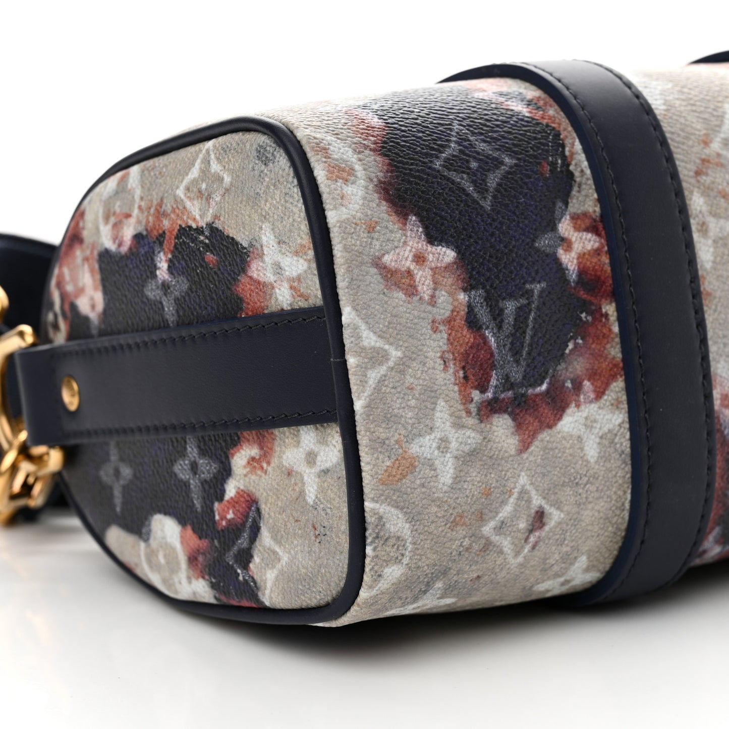 Monogram Bleach Keepall Bandouliere 25 Ink Blue