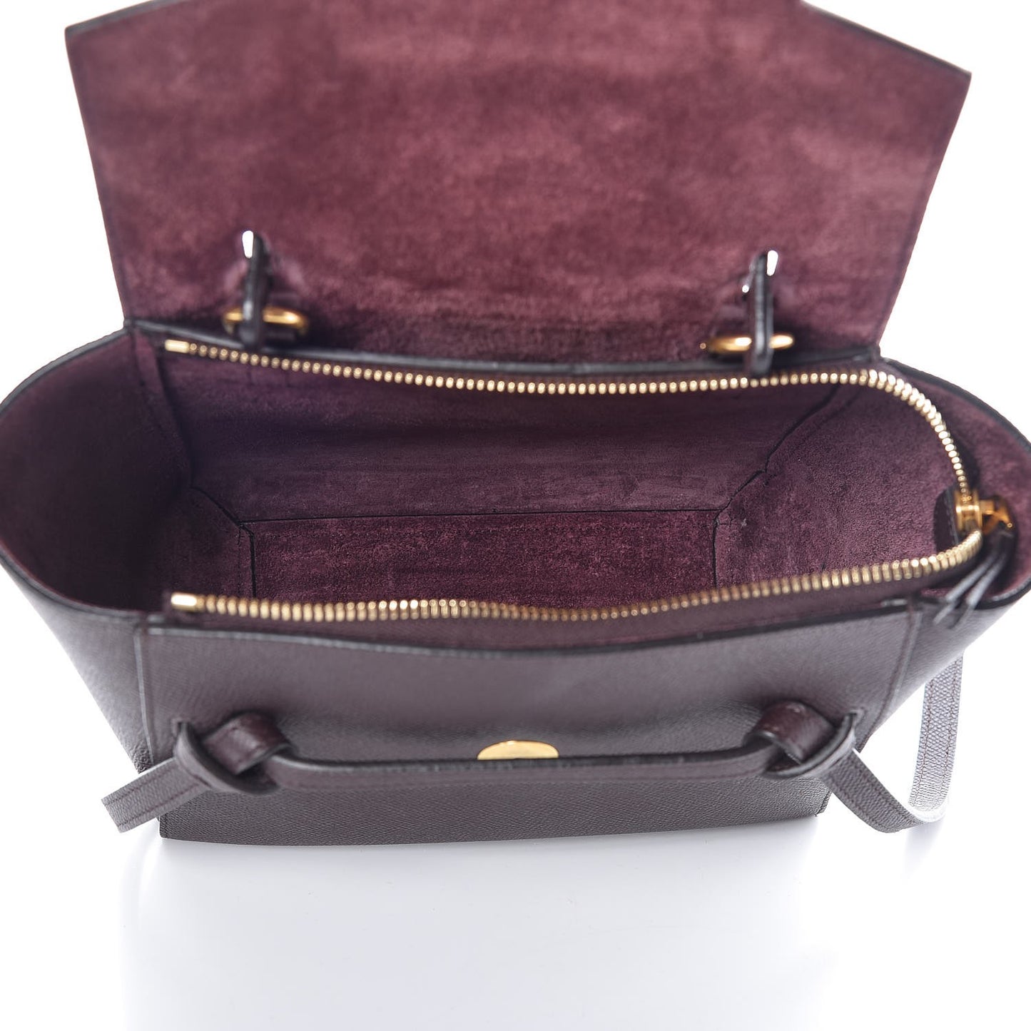 Grained Calfskin Nano Belt Bag Brown