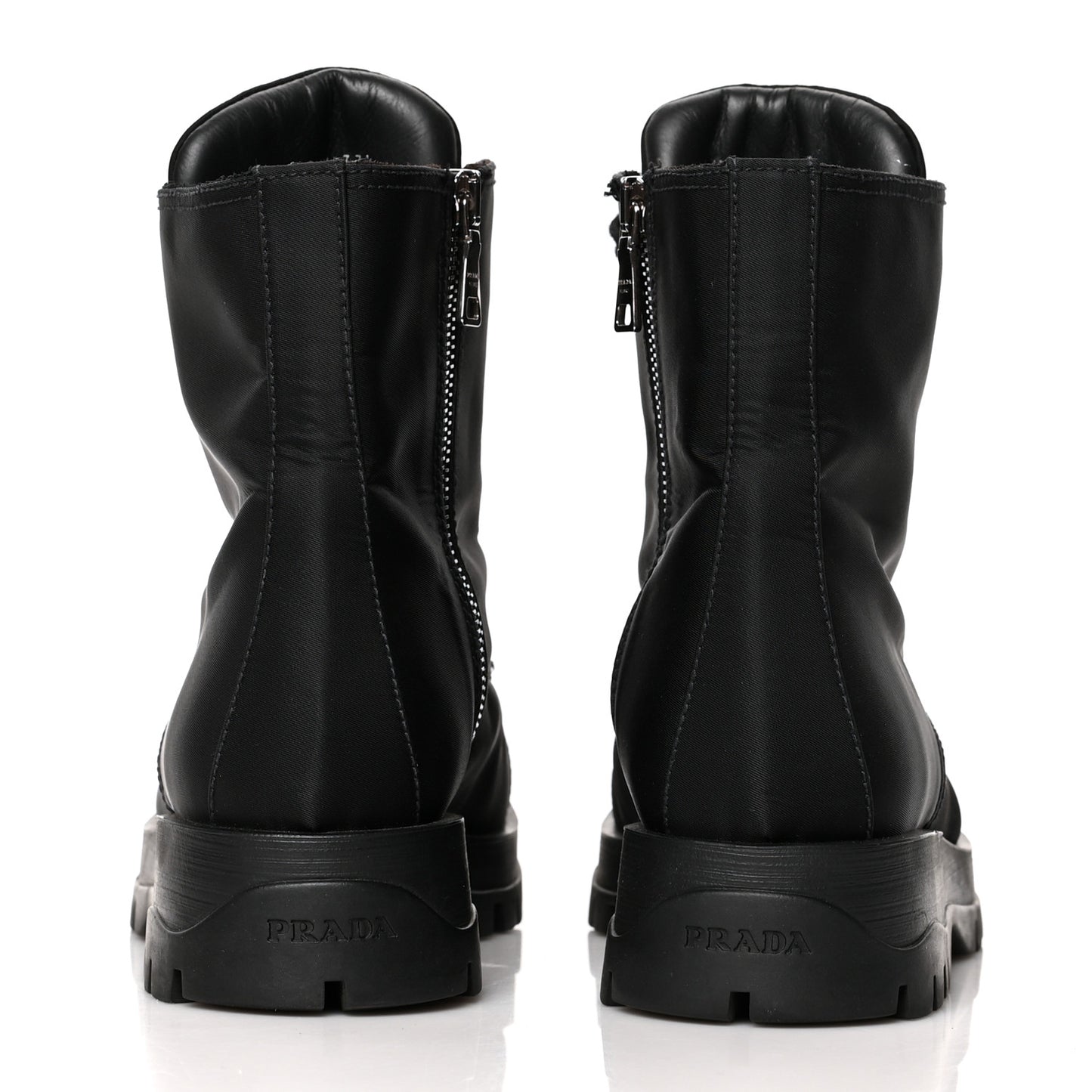 Nylon Gabardine Captoe 30mm Combat Boots 37.5 Black