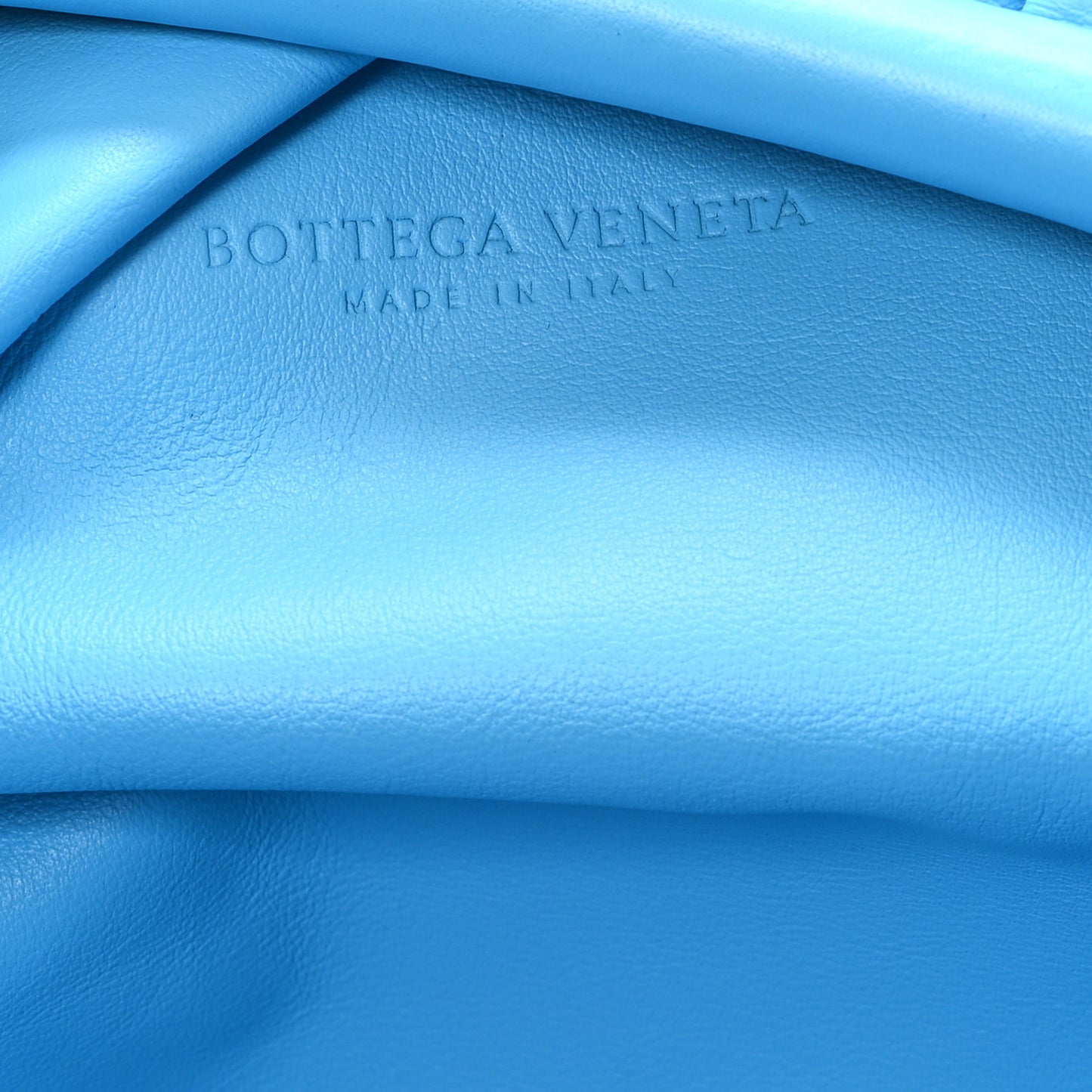 Smooth Butter Calf The Pouch Oversized Clutch Swimming Pool