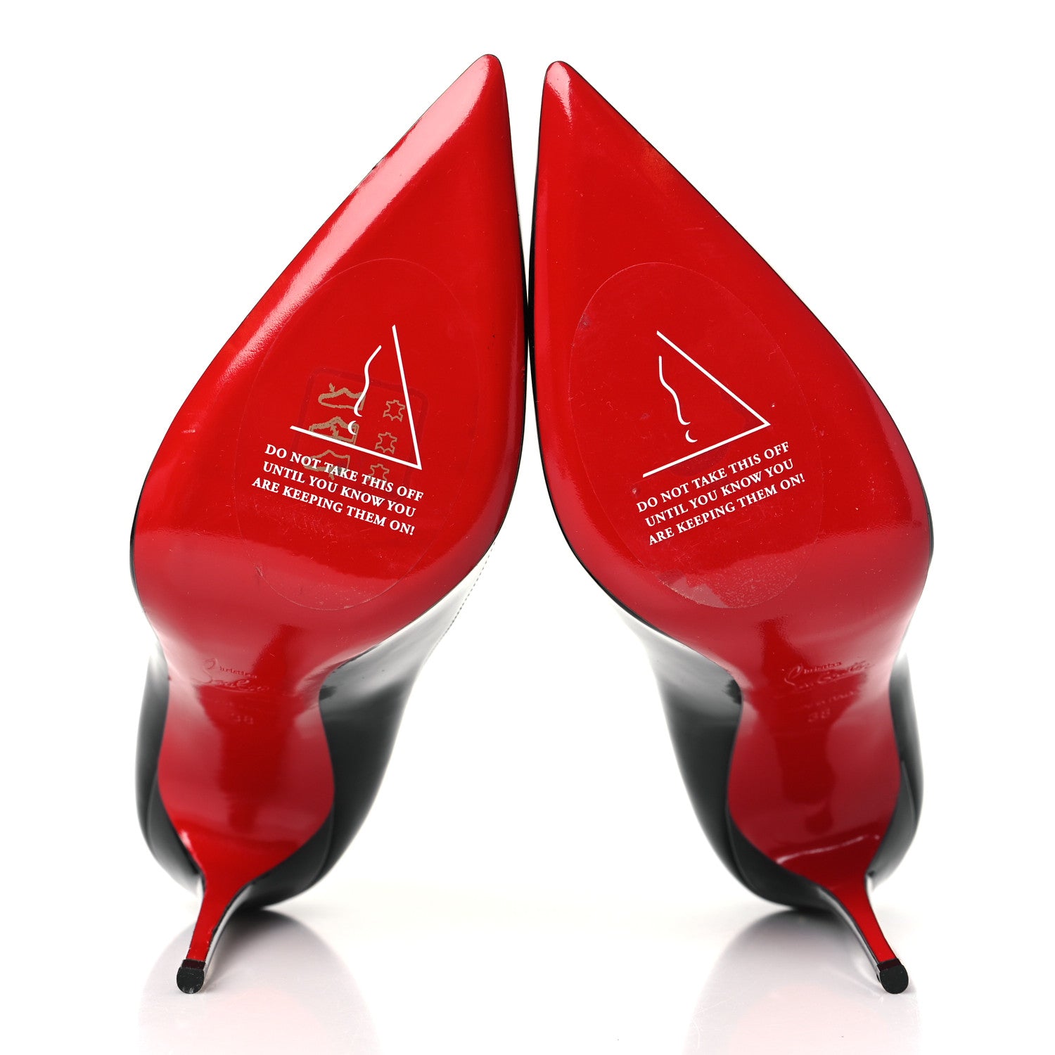 Christian Louboutin Patent So Kate 120 Pumps 38 Black 6 of 8