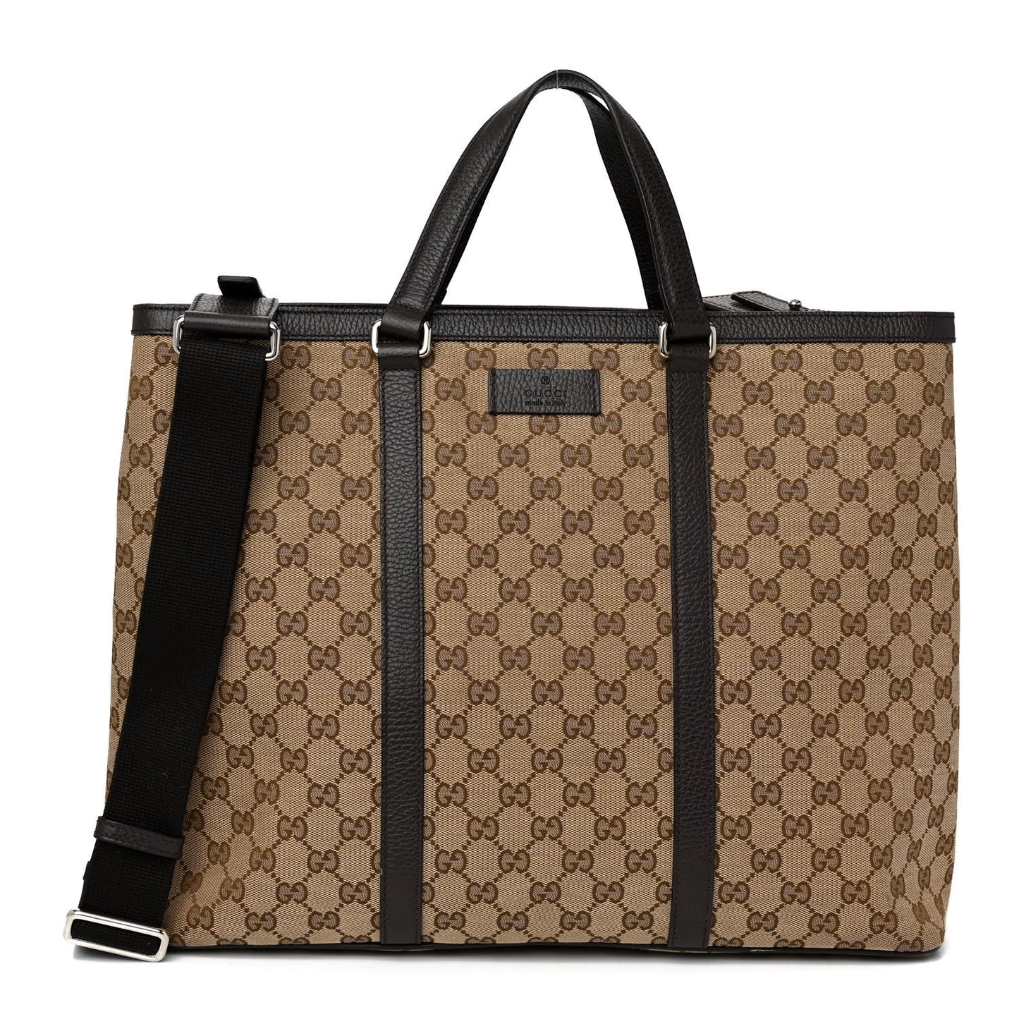 GG Monogram Large Joy Tote Bag Dark Brown