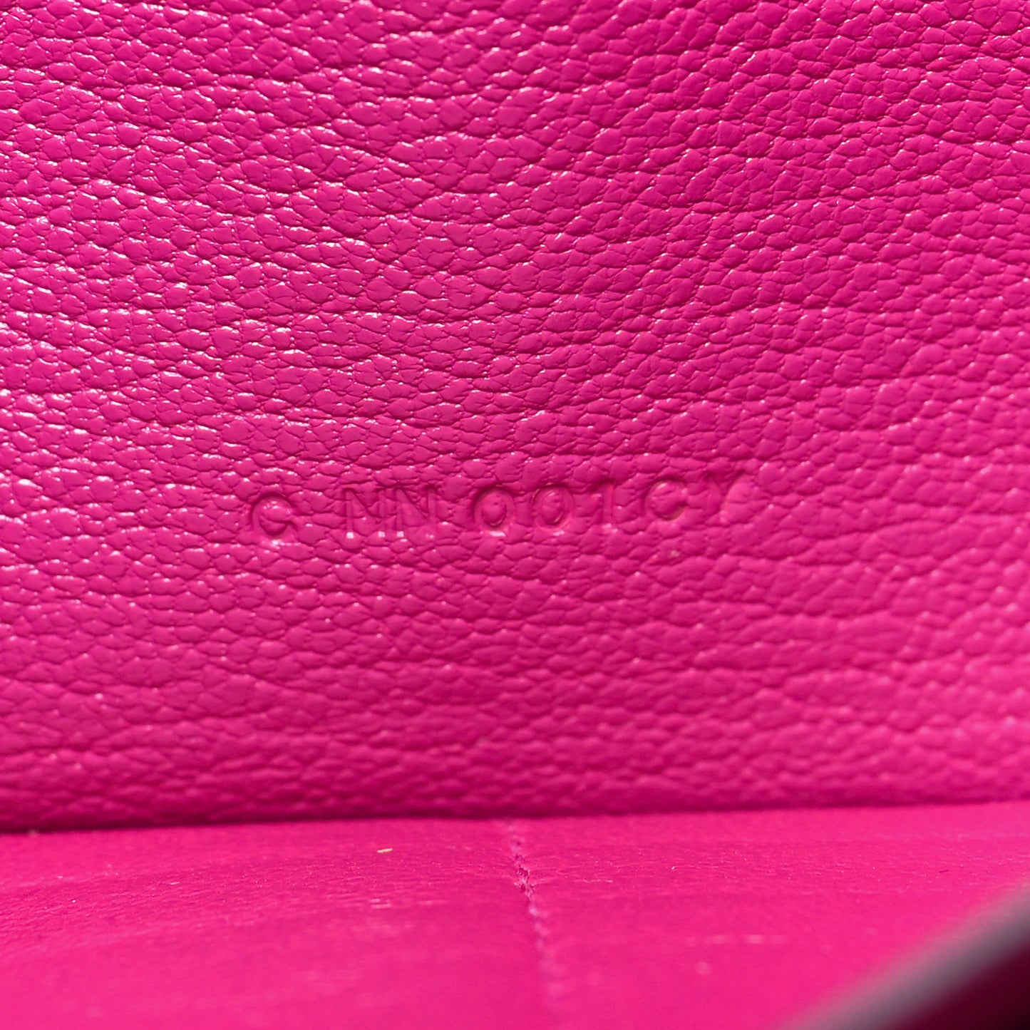 Chevre Mysore Kelly Longue Wallet Rose Pourpre