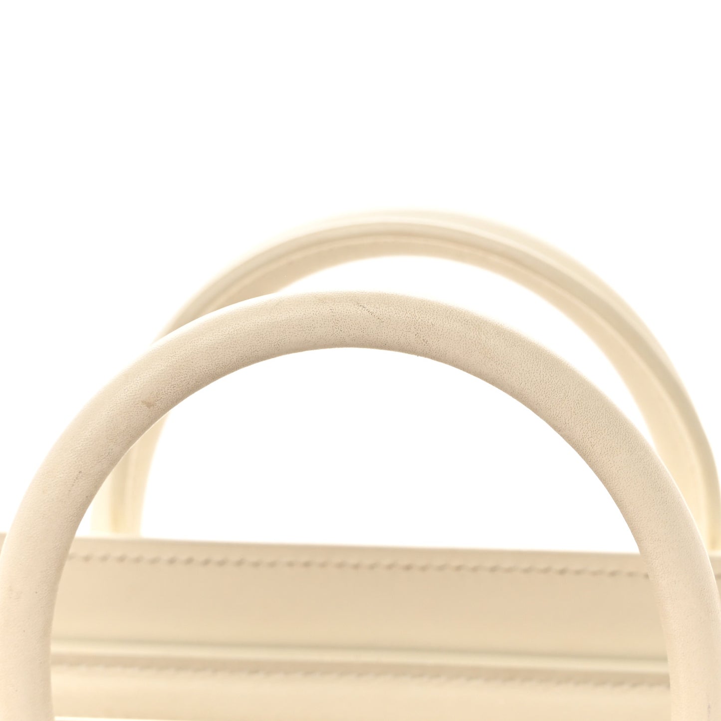 Smooth Calfskin Nano Luggage White Magenta