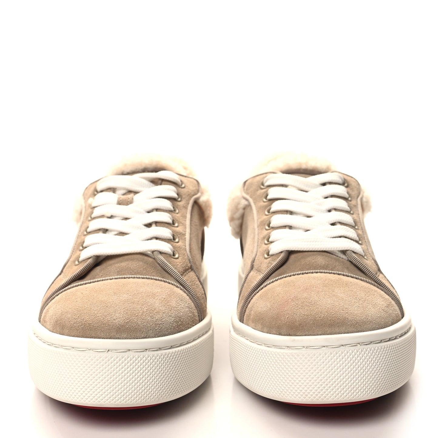 Suede Shearling Fun Vierissima Flat Sneakers 38 Atlas