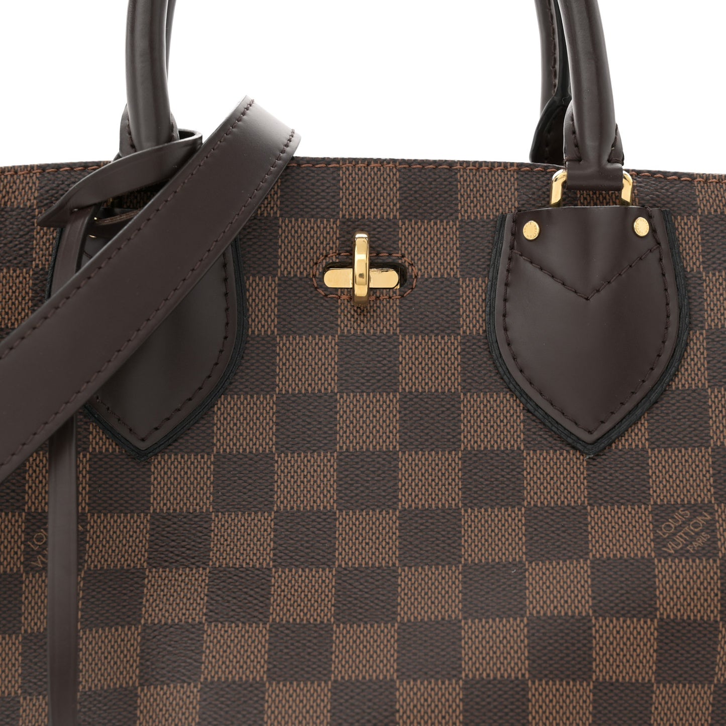 Cuir Taurillon Damier Ebene Normandy Black