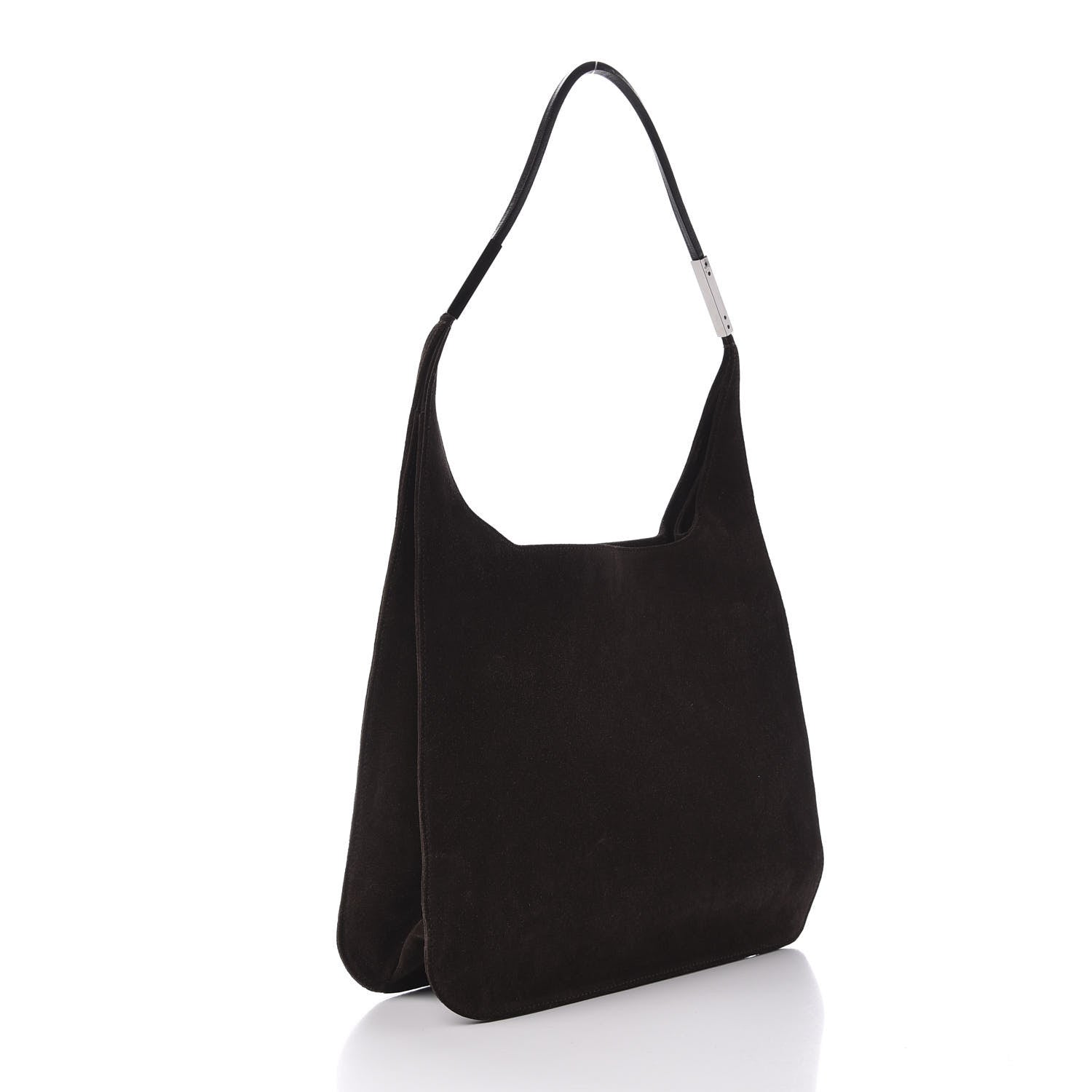 Gucci Suede Shoulder Bag Brown 3 of 10