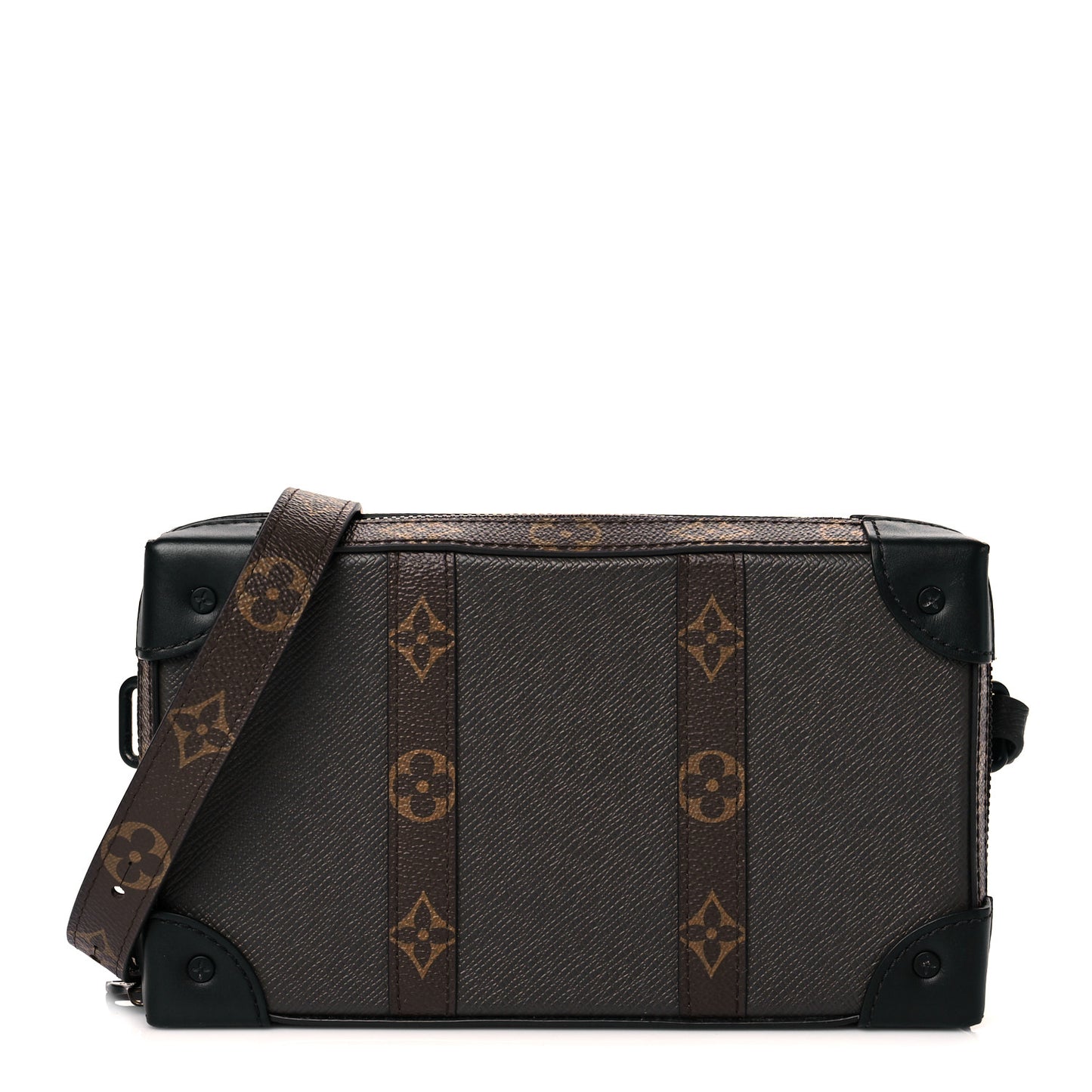 Taiga Monogram Soft Trunk Wallet Khaki Green