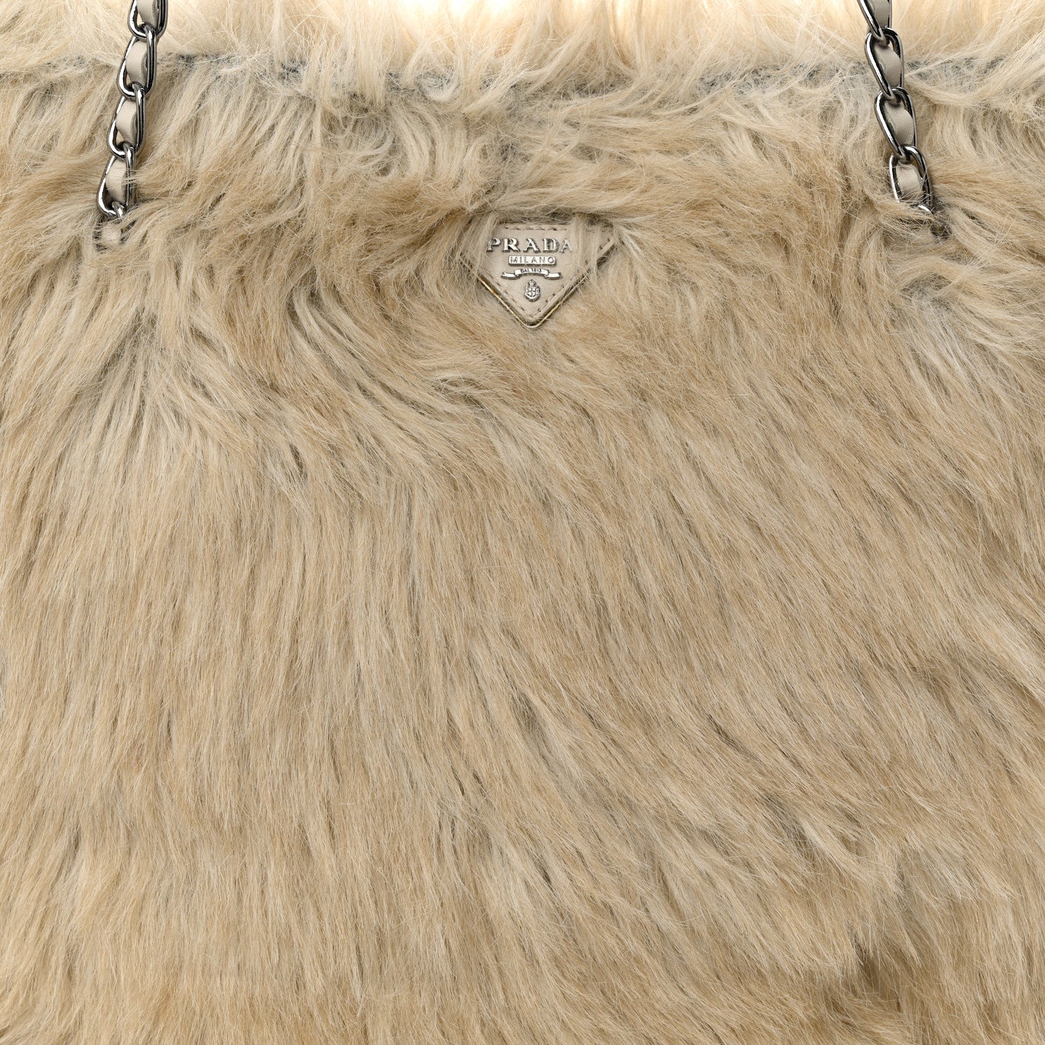 Prada Eco Lapin Faux Fur Large Tote Cipria 9 of 11