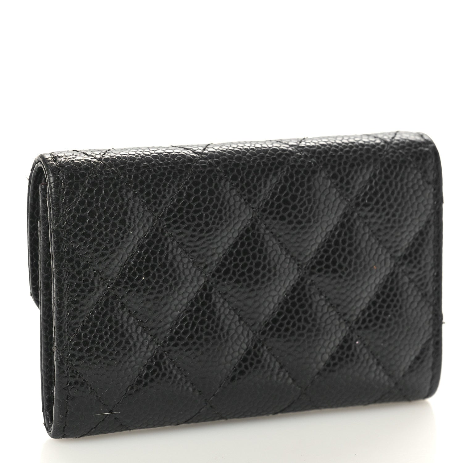 Chanel Caviar Quilted Flap Card Holder Black 3 of 9