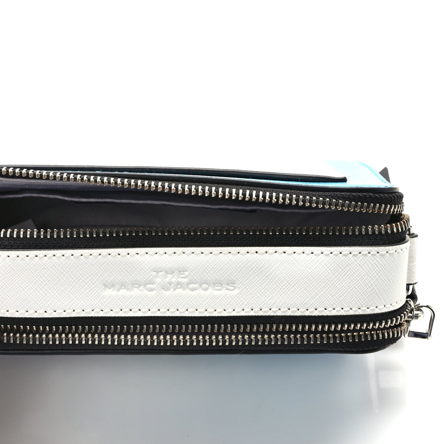 X Peanuts Saffiano Small Lucy Snapshot Camera Bag Blue Multi