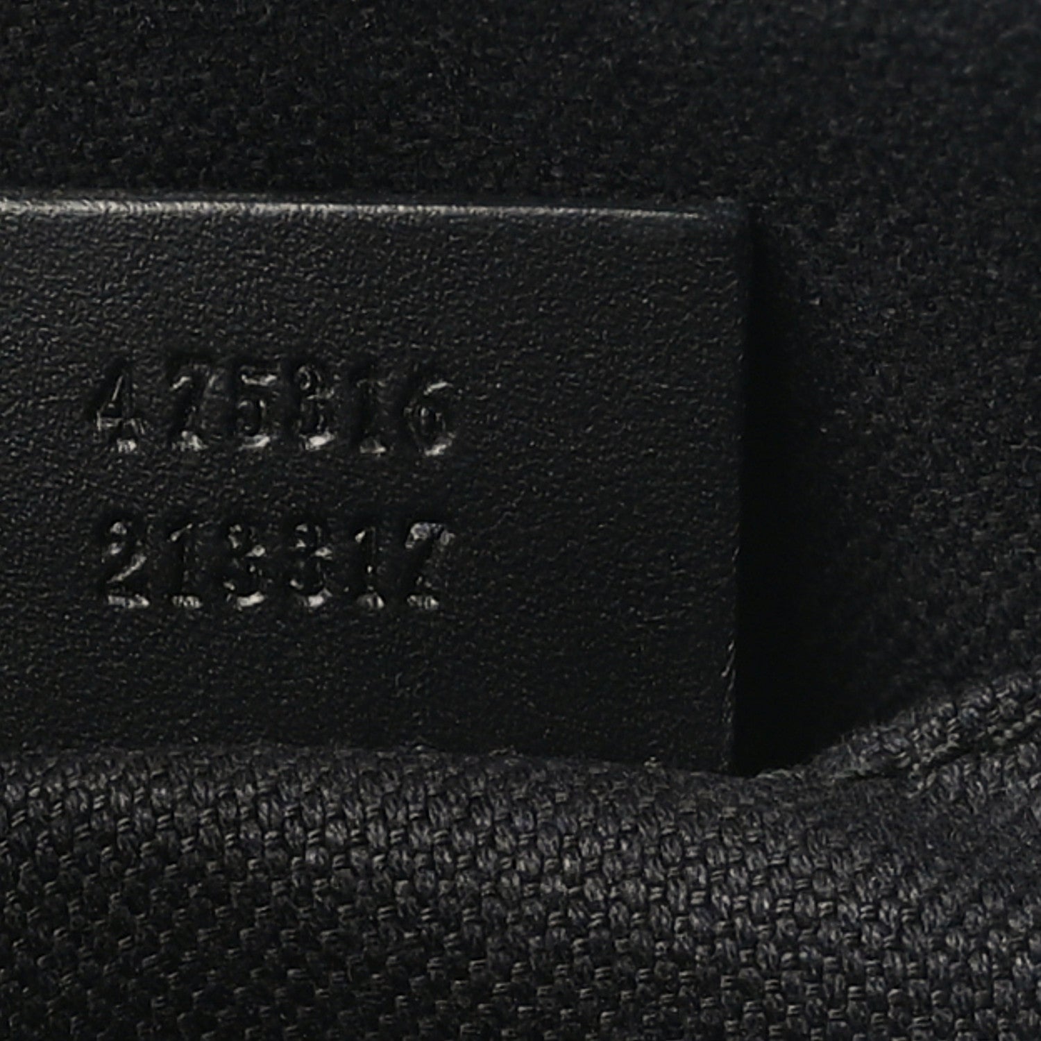 Gucci GG Supreme Monogram Selleria Calfskin Web New Web Cosmetic Case Black 7 of 7