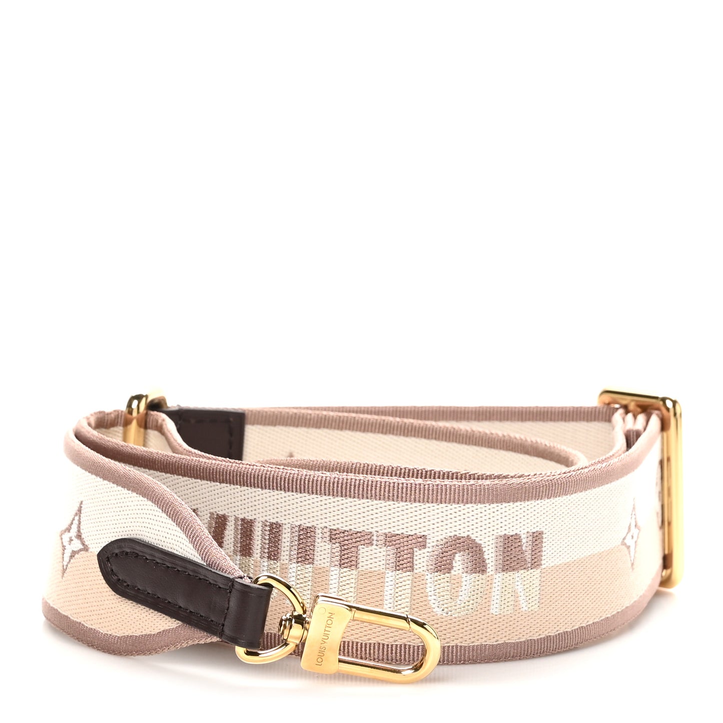 Jacquard Speedy Bandouliere 20 Shoulder Strap Beige Brown