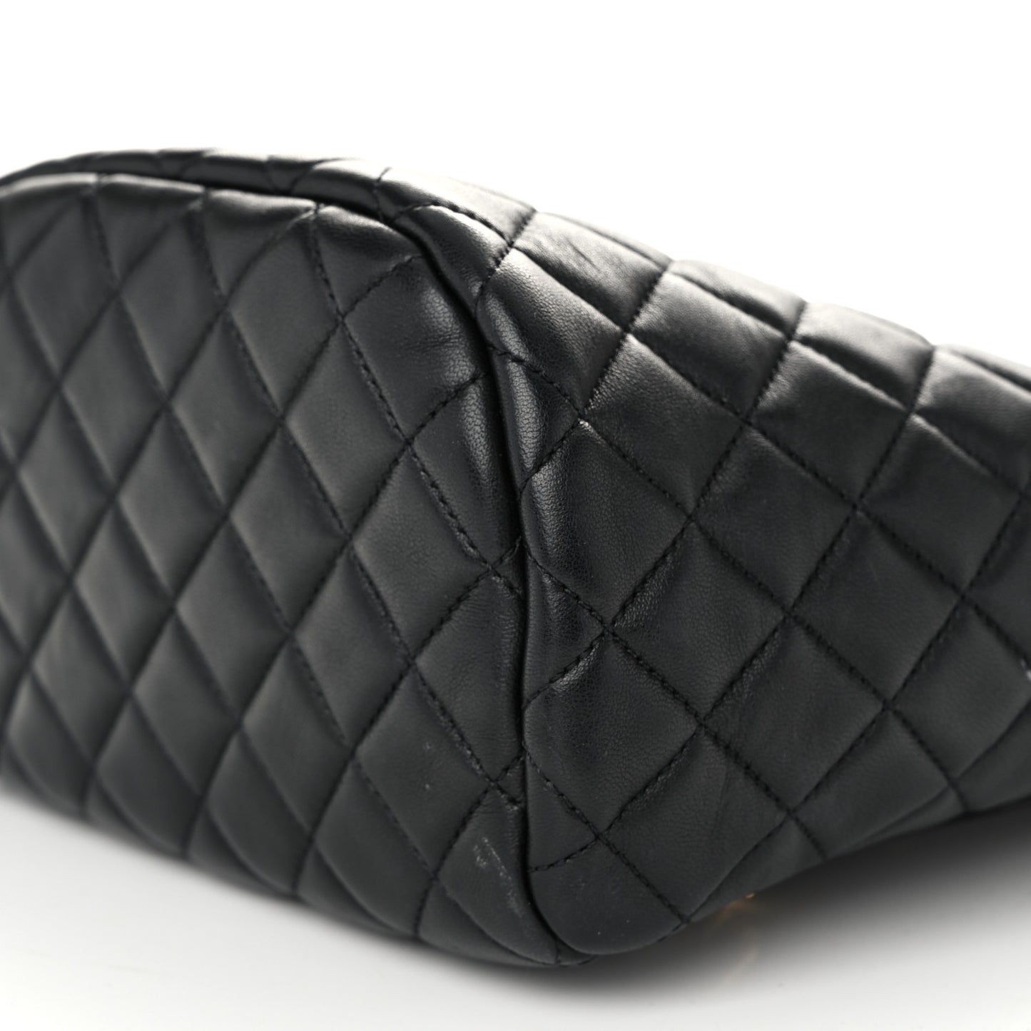 Lambskin Quilted Small Urban Spirit Backpack Black