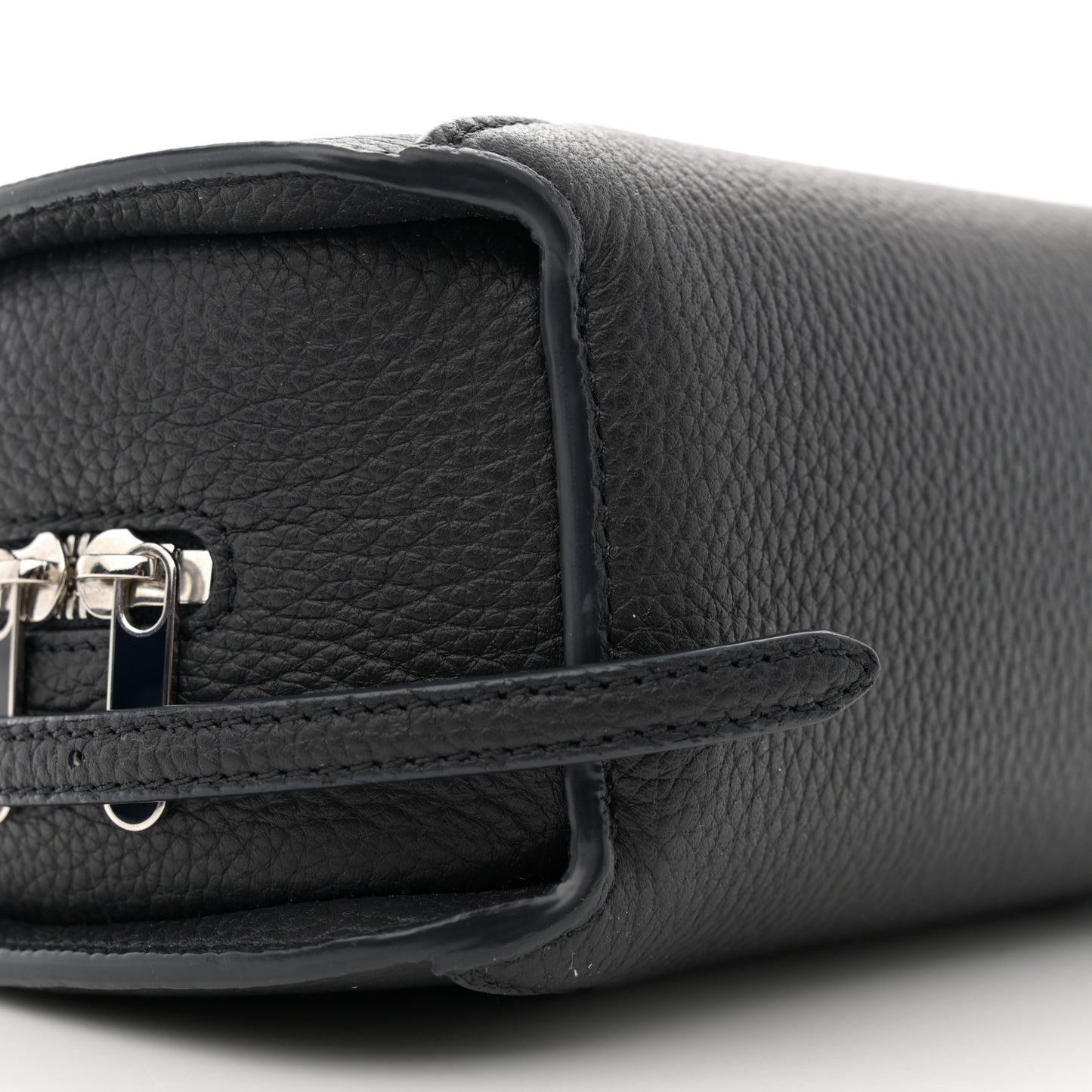 Grained Calfskin Sesia Crossbody Black