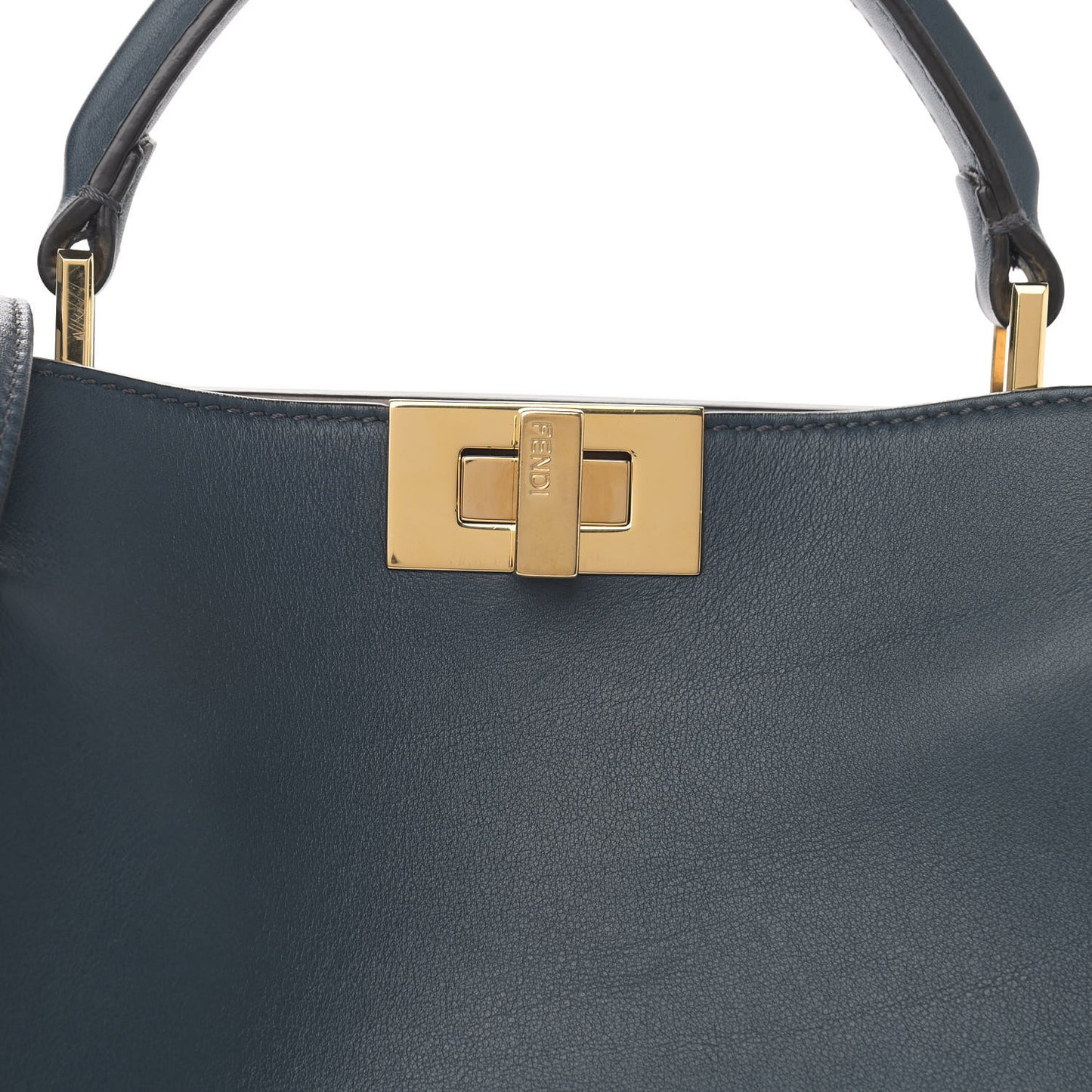 Vitello Tahiti Nappa Medium Peekaboo Iconic Essentially Satchel Notturno Grigio Polvere Nebula