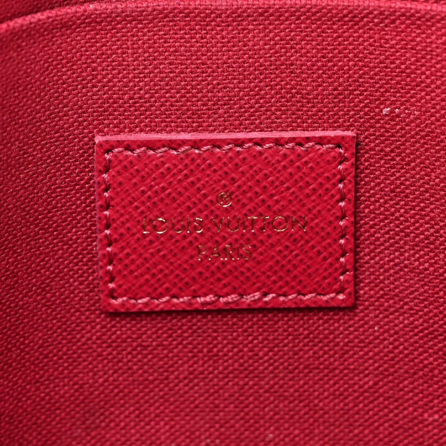 Monogram Pochette Felicie Chain Wallet Fuchsia