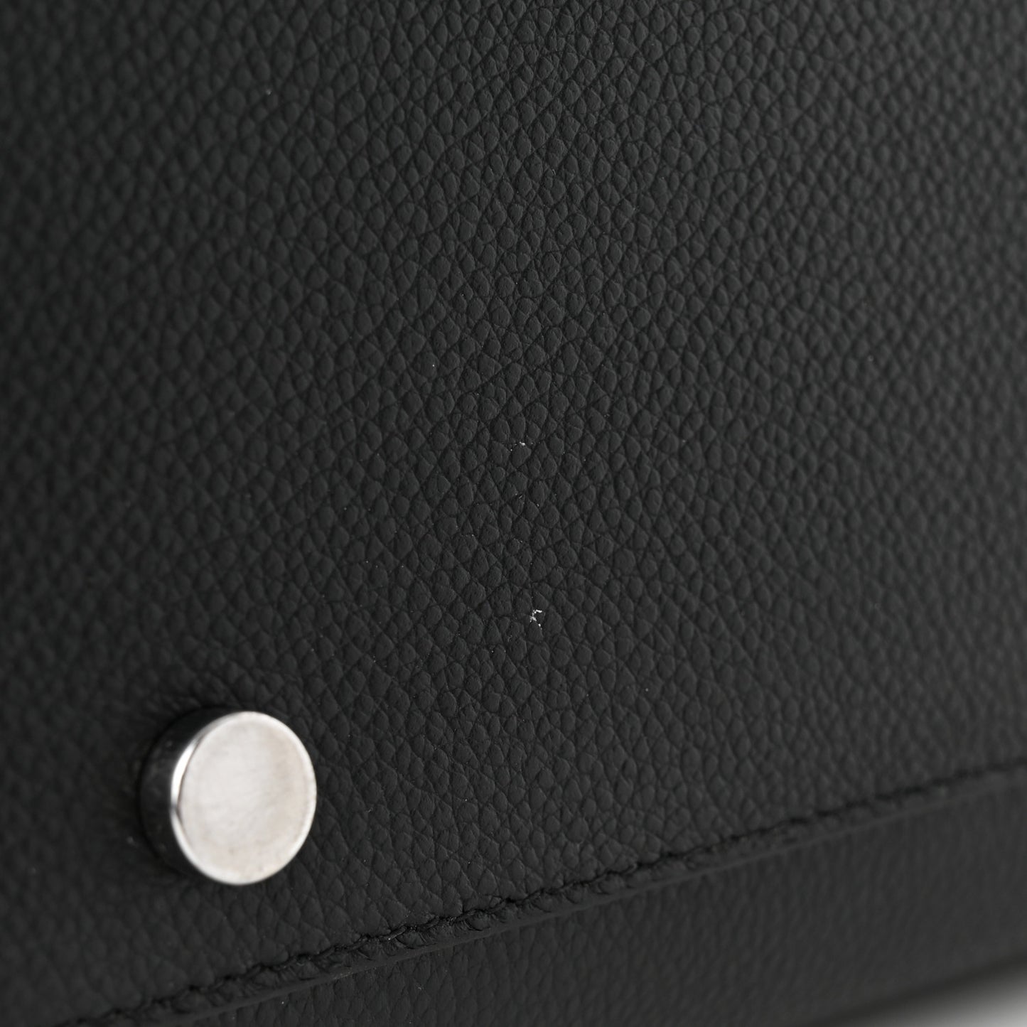 Grained Calfskin Small Sac De Jour Black