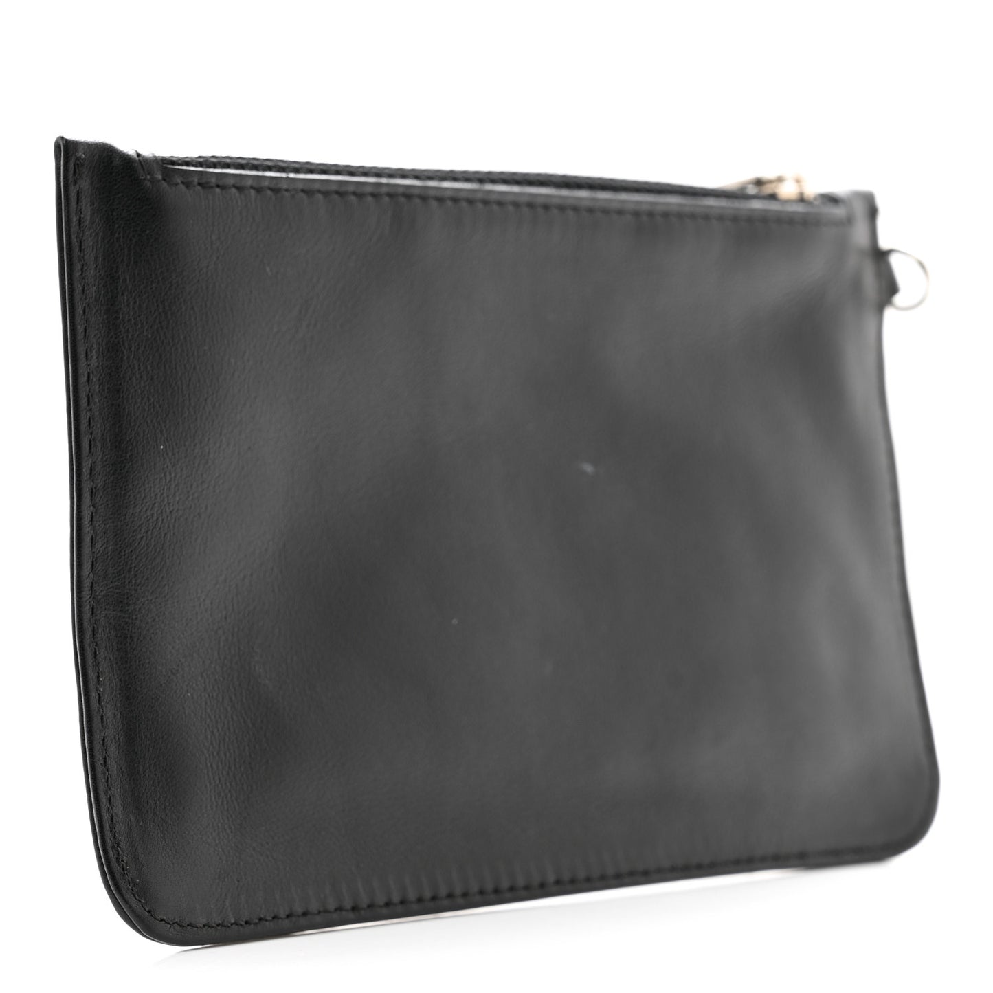 Calfskin CC Small Cosmetic Case Black
