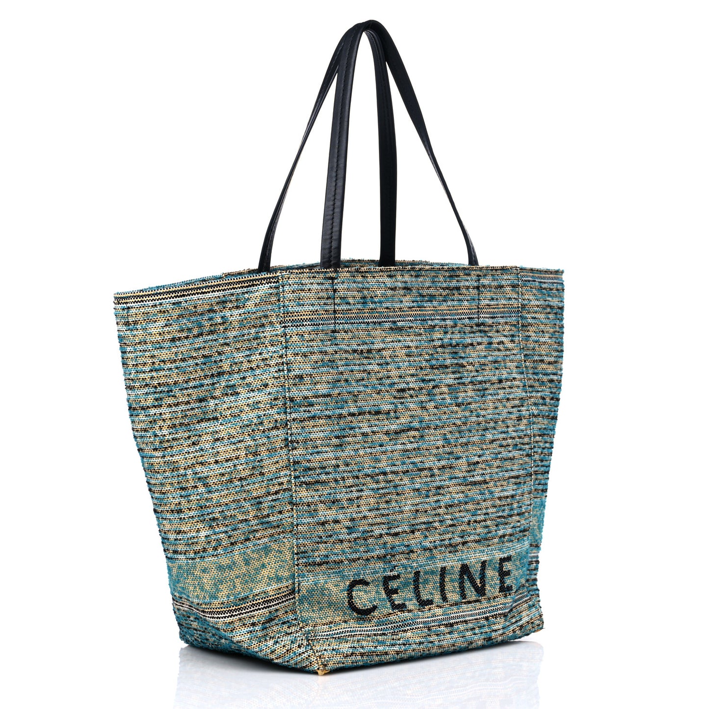 Tweed Phantom Cabas Tote Blue