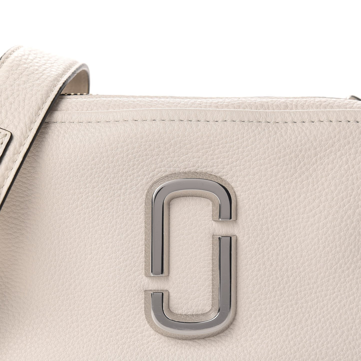 Supple Natural Grain Calfskin The Softshot 21 Bag Cream