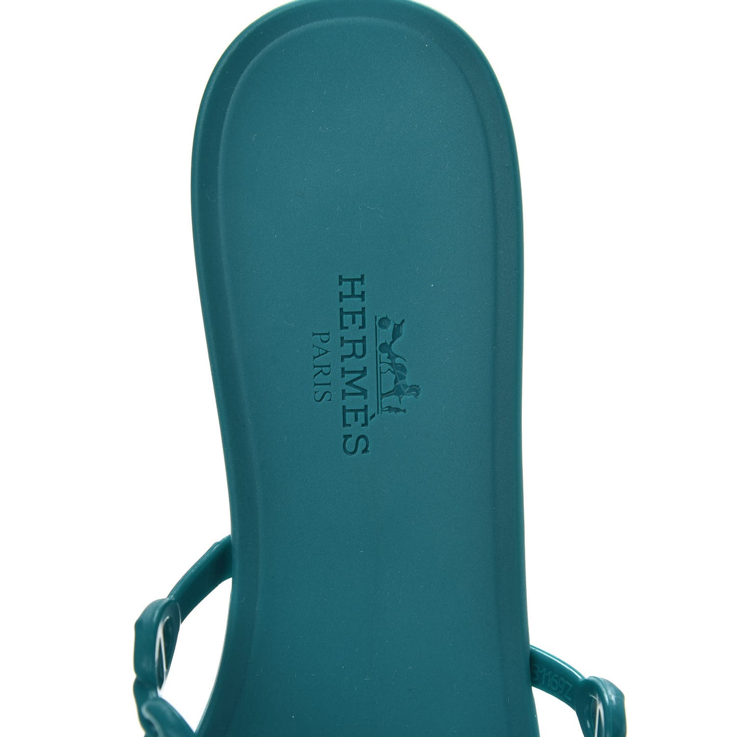 Rubber Chaine d'Ancre Rivage Sandals 36 Vert d'Ete