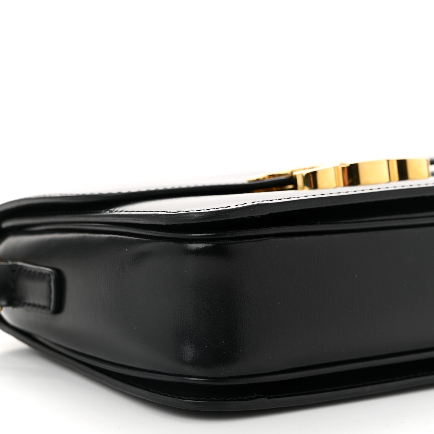 Celine Shiny Calfskin Teen Triomphe Black 9 of 11