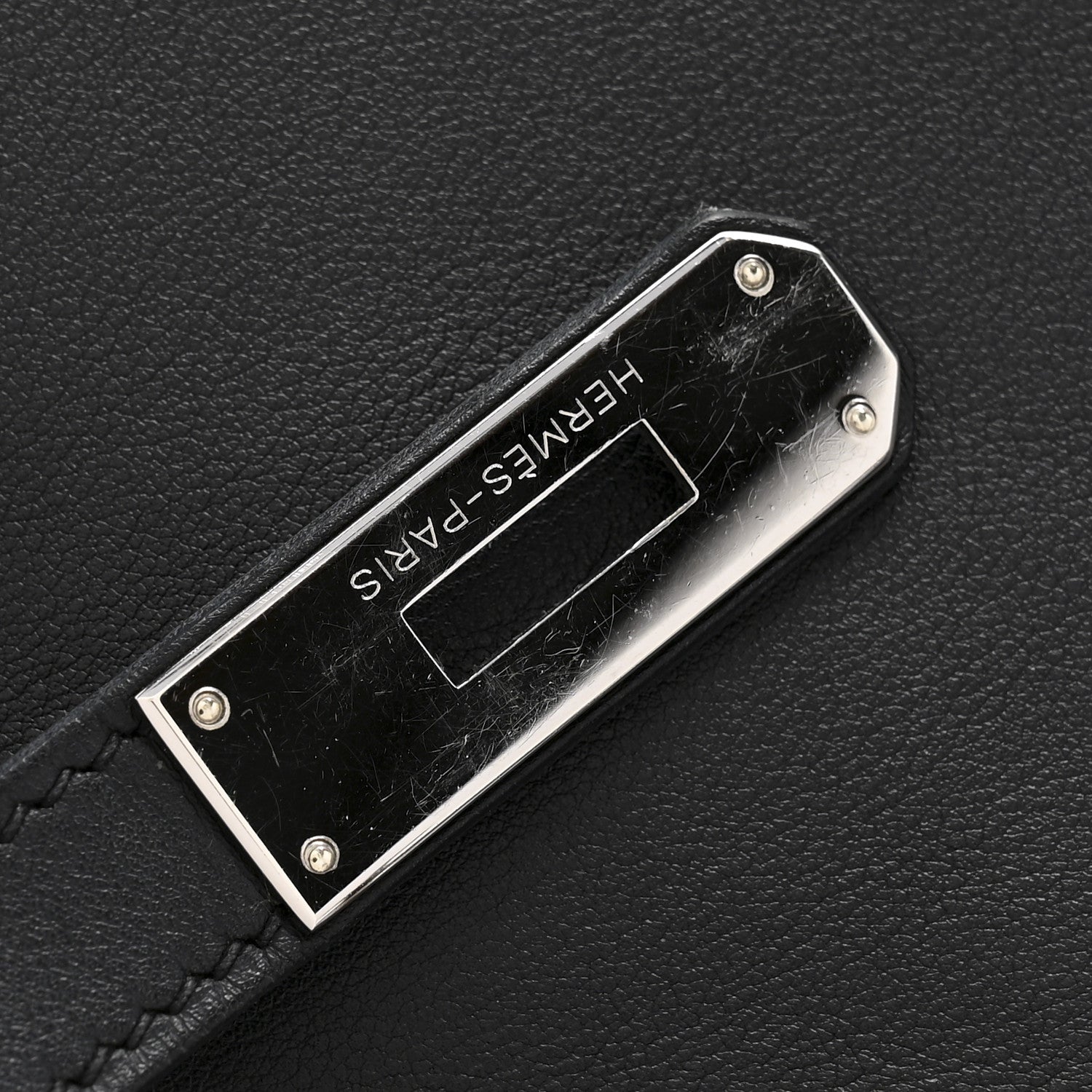 Hermes Swift Kelly Retourne 35 Black 15 of 15