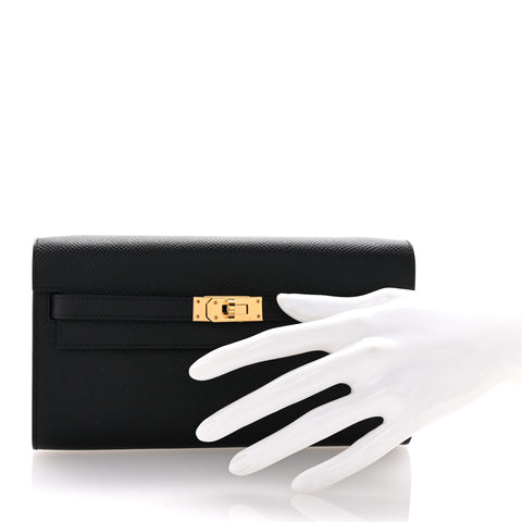 Epsom Kelly Wallet To Go Black