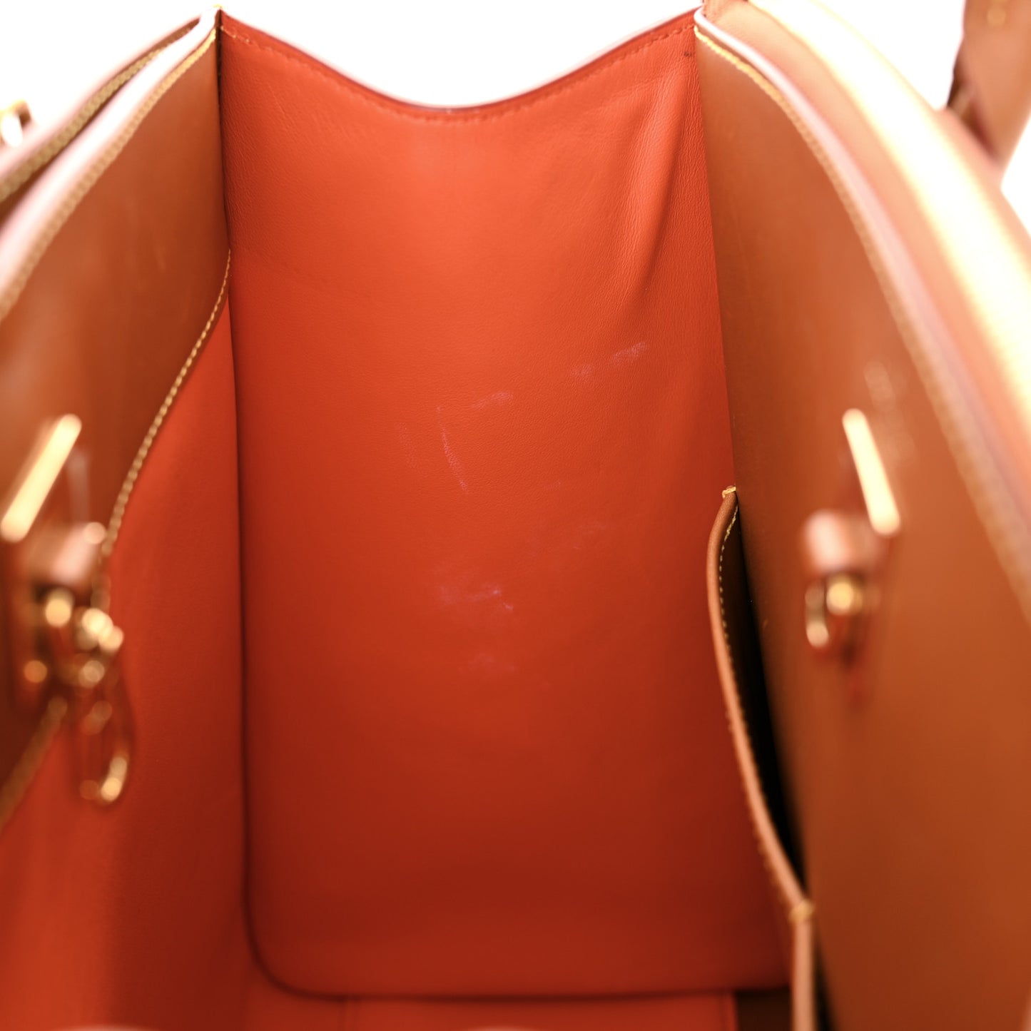 Calfskin Catogram City Steamer MM Chataigne