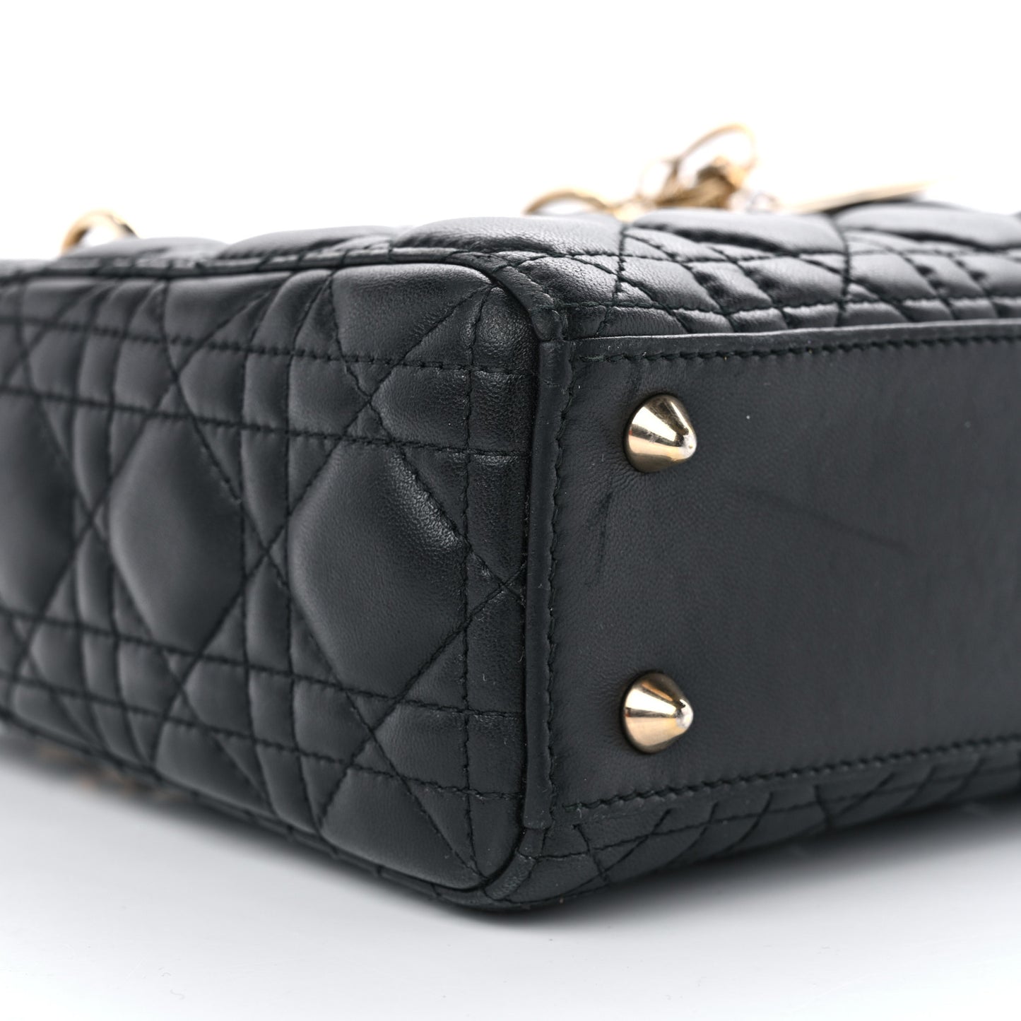 Lambskin Cannage Small My ABCDior Lady Dior Black