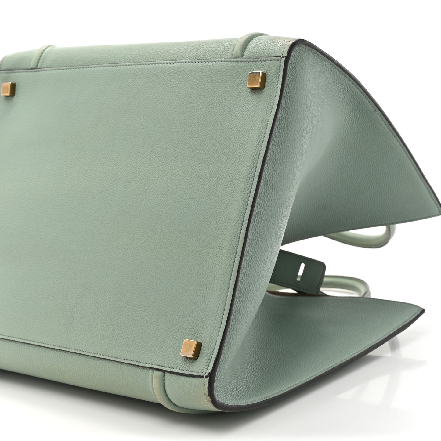 Grained Calfskin Medium Phantom Luggage Jade