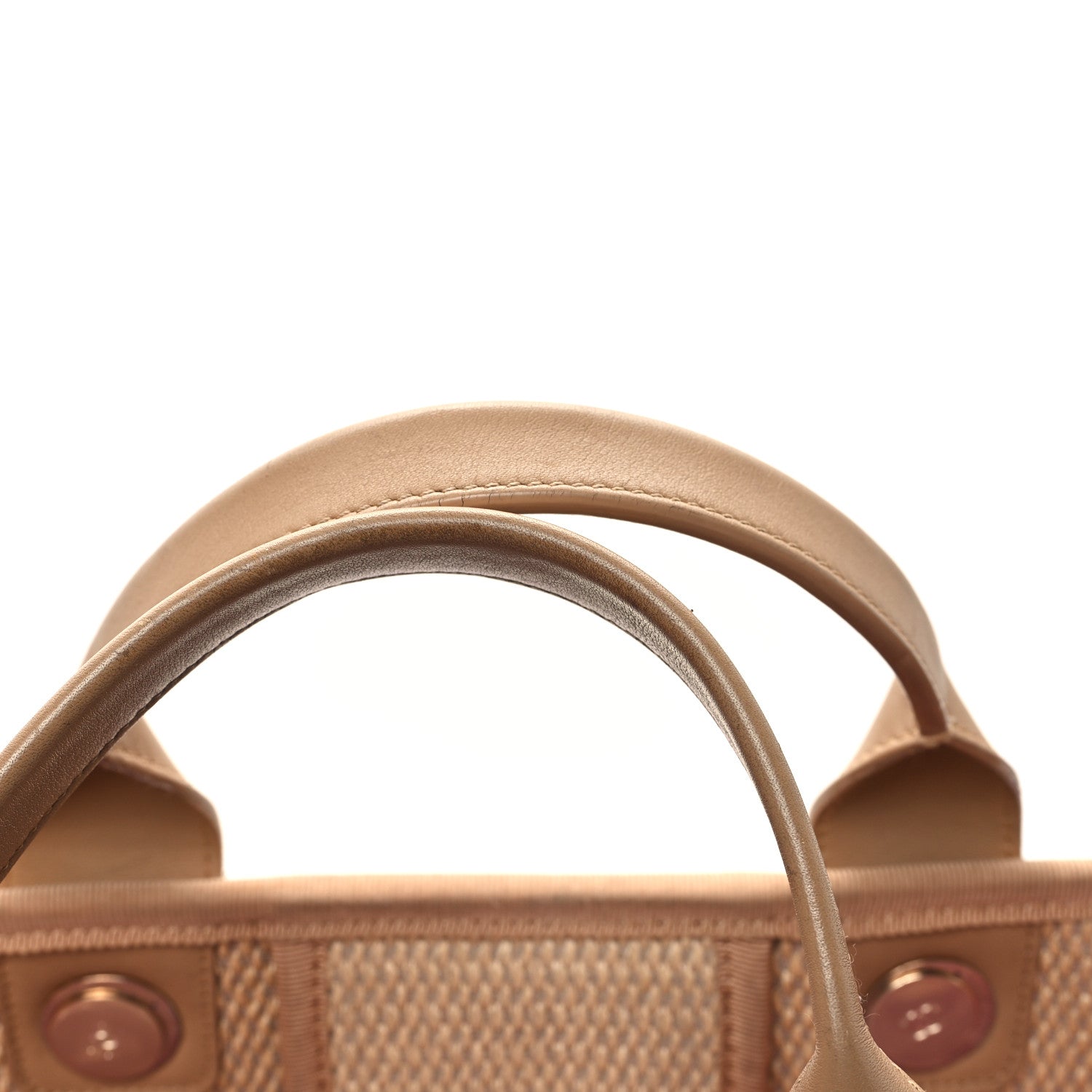 Chanel Straw Raffia Calfskin Striped Large Deauville Tote Black Beige Ivory 12 of 14