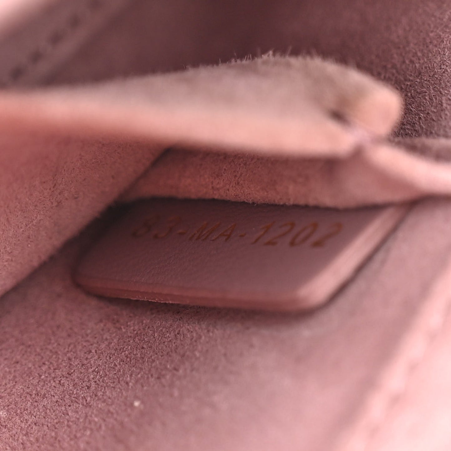 Lambskin Cannage Small Lady D-Joy Peony Pink