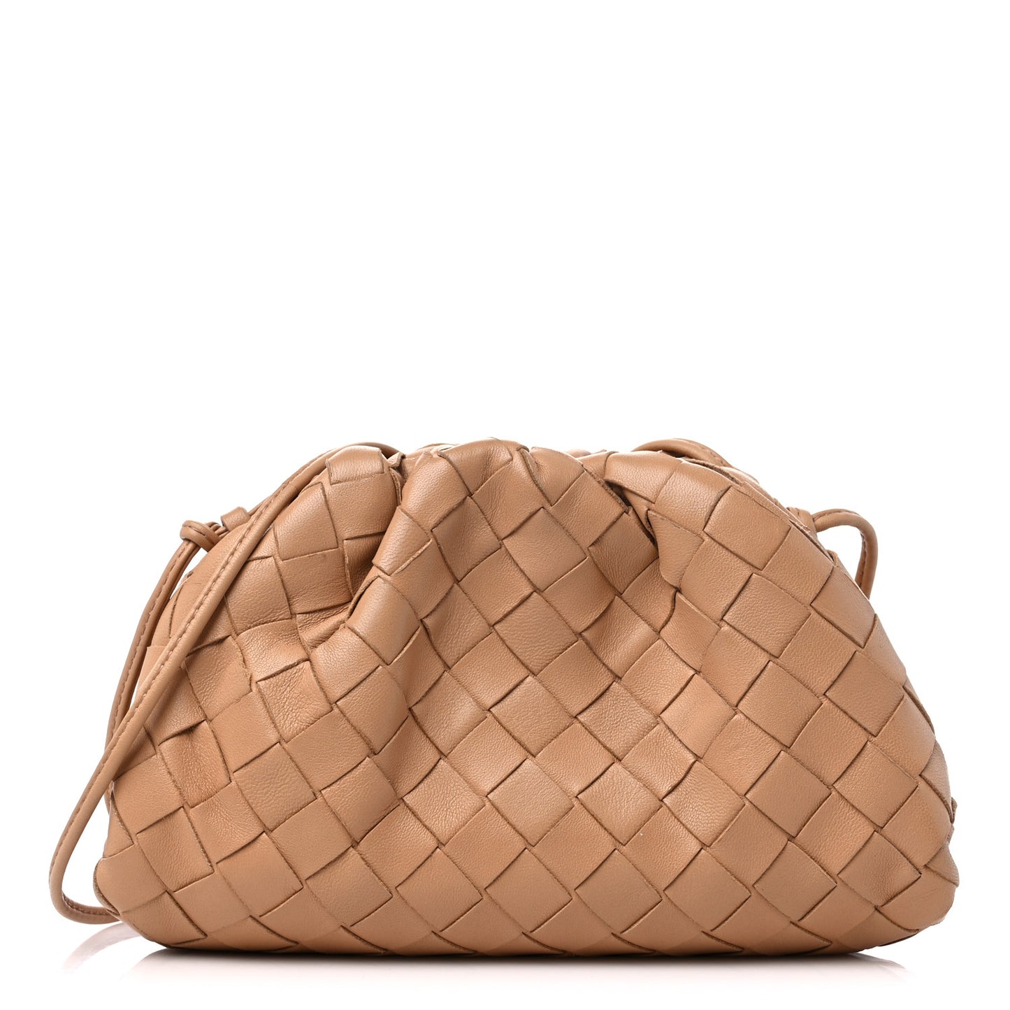Nappa Intrecciato The Mini Pouch Almond