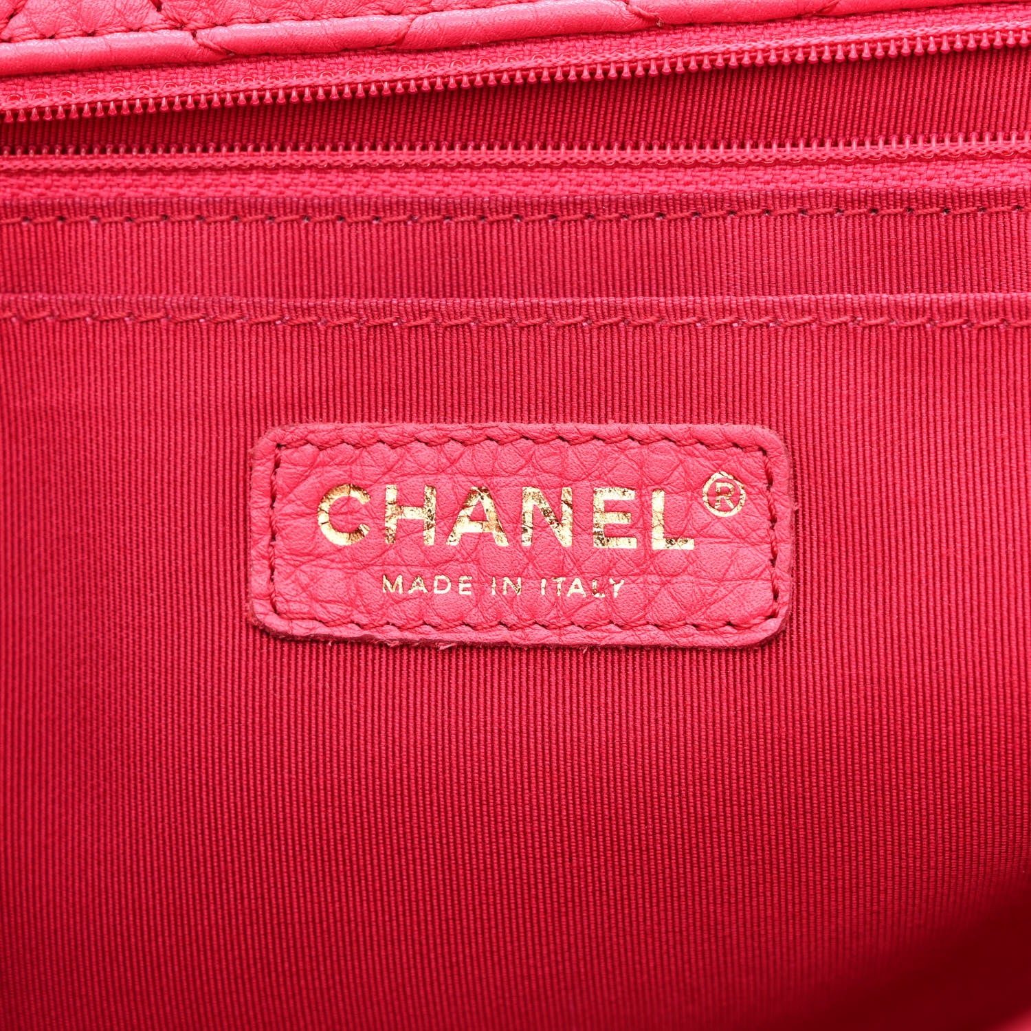 Chanel Calfskin Quilted Small XXL Travel Flap Bag Dark Pink 6 of 15