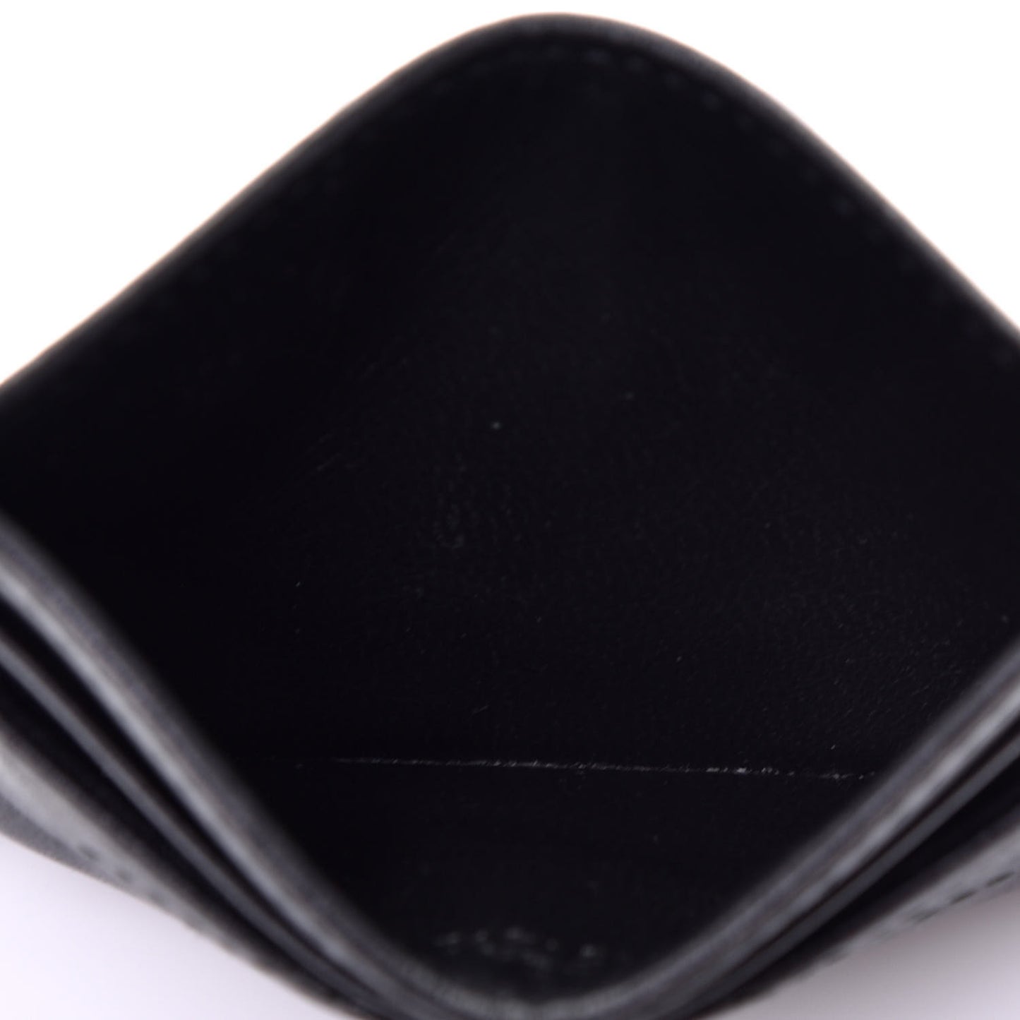 Calfskin Matelasse GG Marmont Card Holder Black