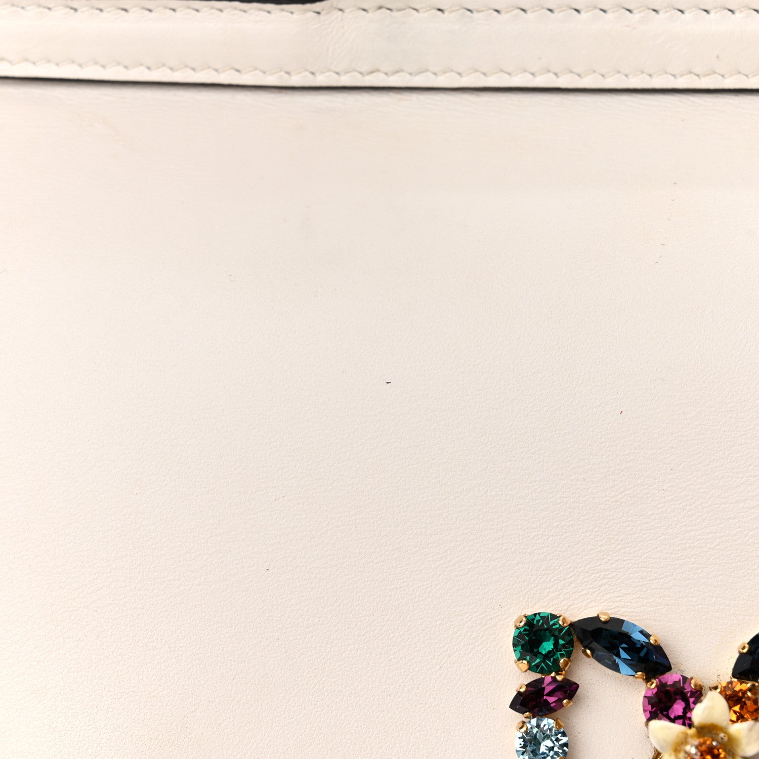 Dolce & Gabbana Stampa Iguana Crystal Medium Miss Sicily Satchel White Black Pink 20 of 21