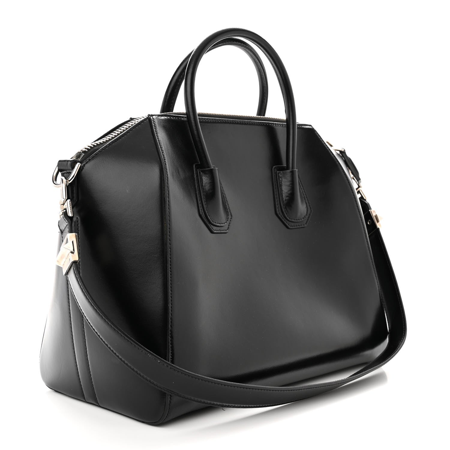 Givenchy Shiny Lord Calfskin Medium Antigona Black 3 of 20