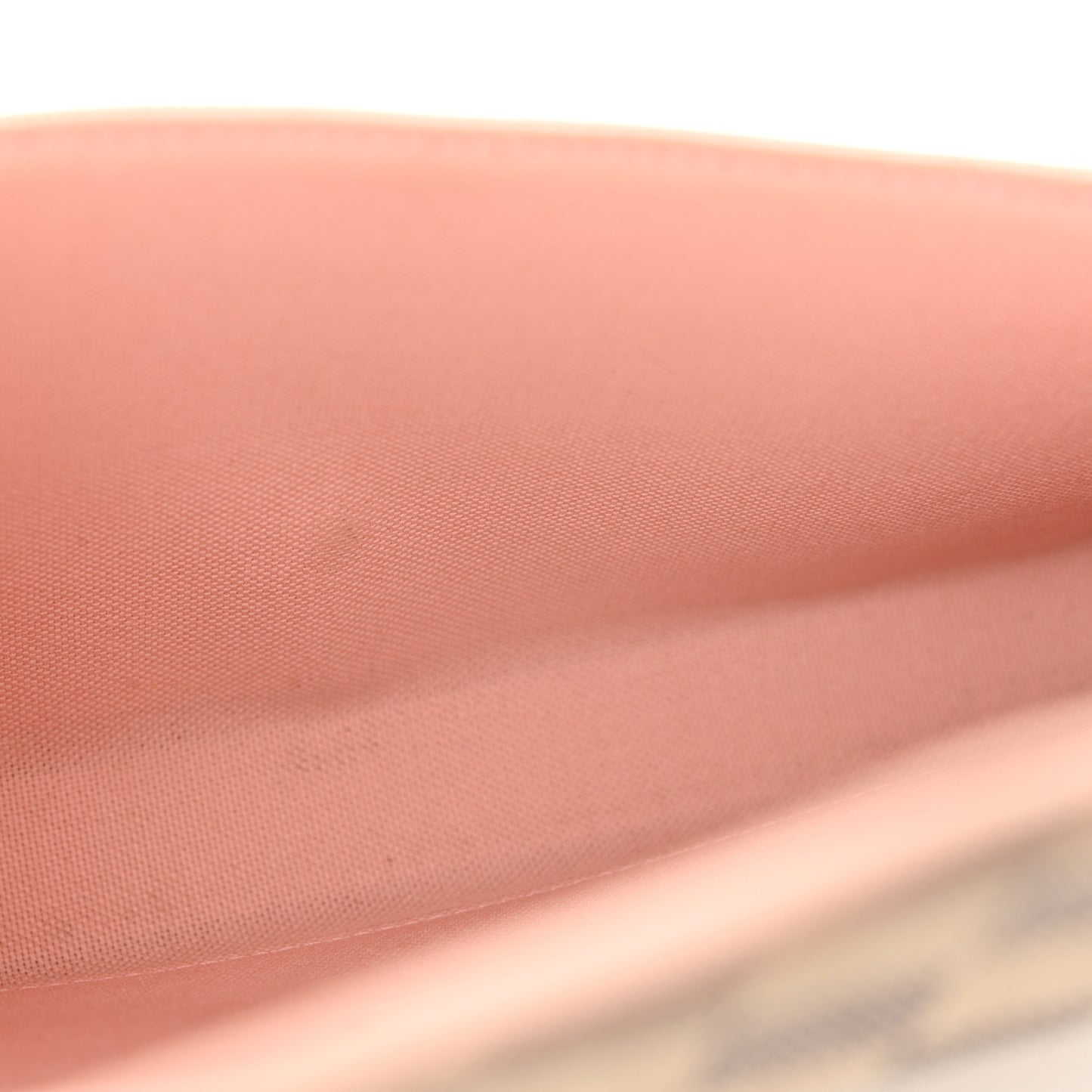 Damier Azur Pochette Felicie Chain Wallet Rose Ballerine