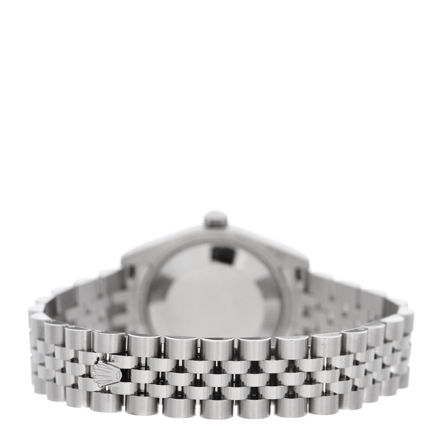 Stainless Steel 18K White Gold Diamond 31mm Oyster Perpetual Datejust Watch Black 178274