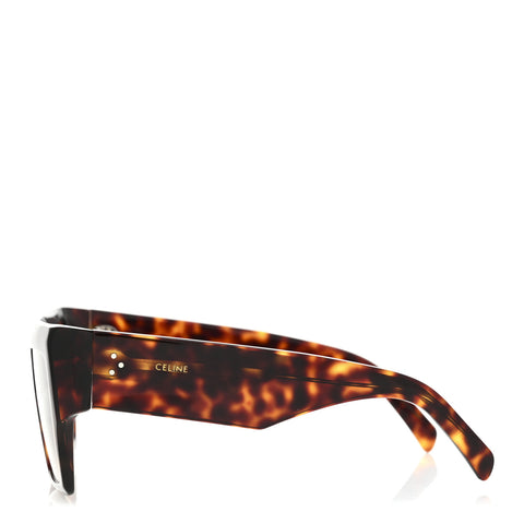 Acetate Chunky Rectangle Sunglasses CL 40092I Tortoise