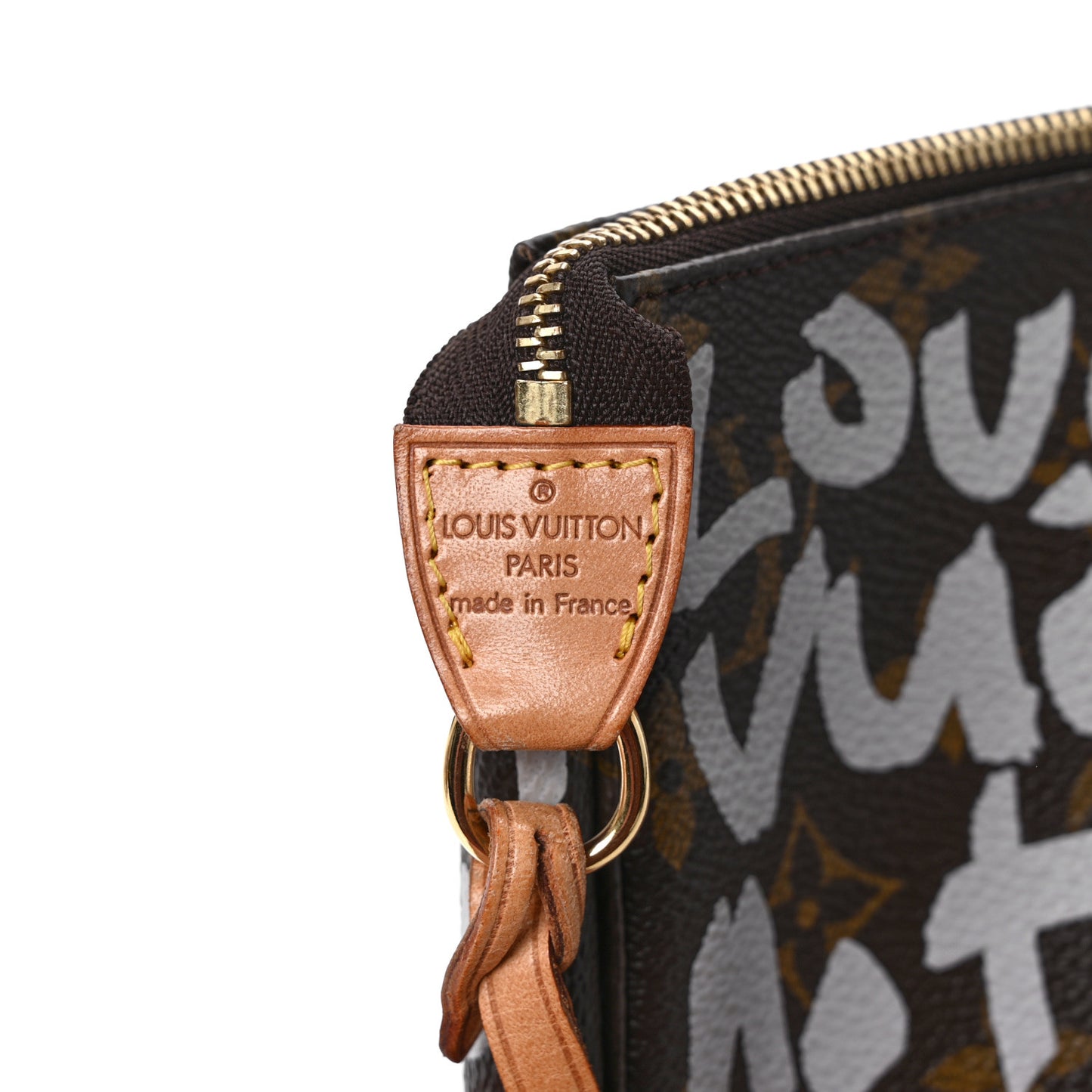 Monogram Graffiti Pochette Accessories Silver