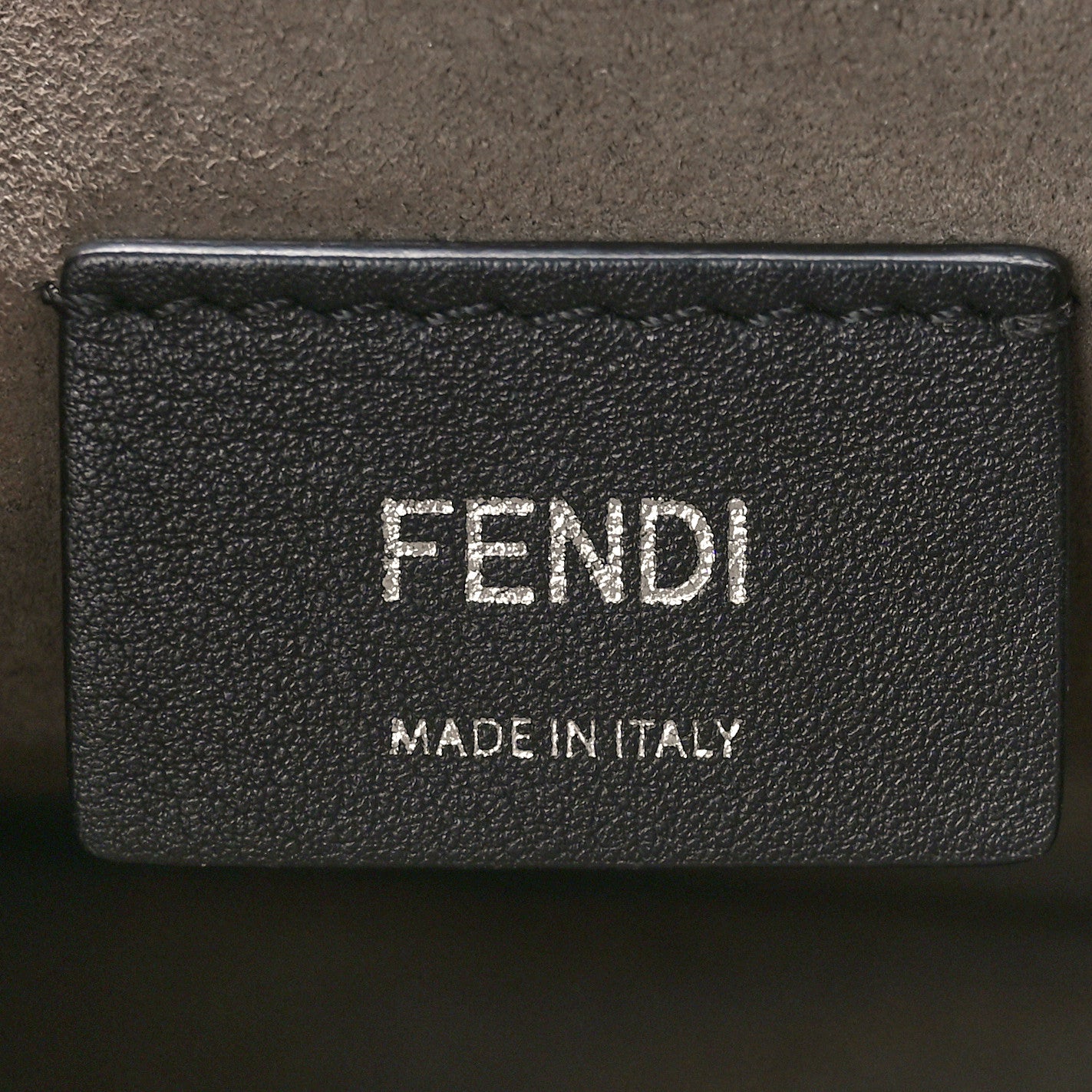 Raffia Vitello Century F is Fendi FF Embroidered Fringe Small Kan I Shoulder Bag Natural Black