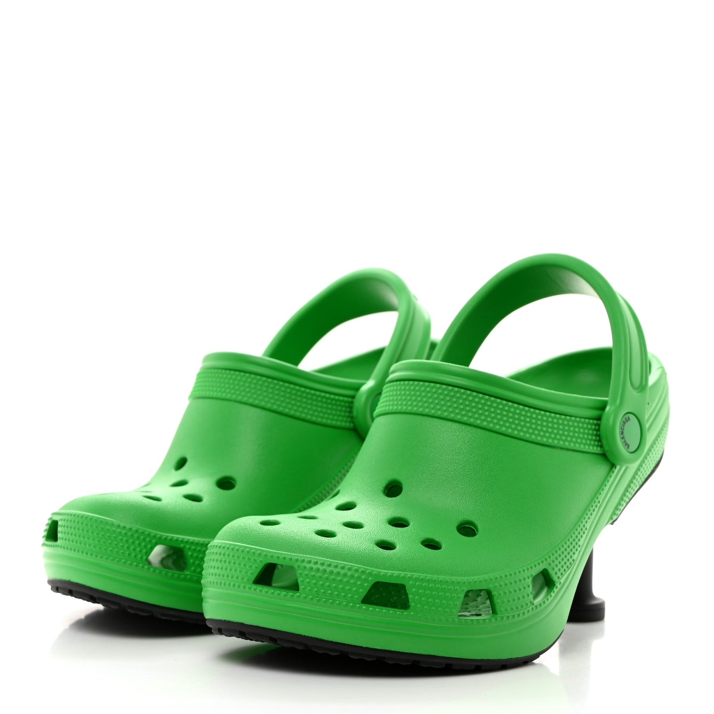 X CROCS Rubber Womens Madame 80 Sandals 36 Gras Green