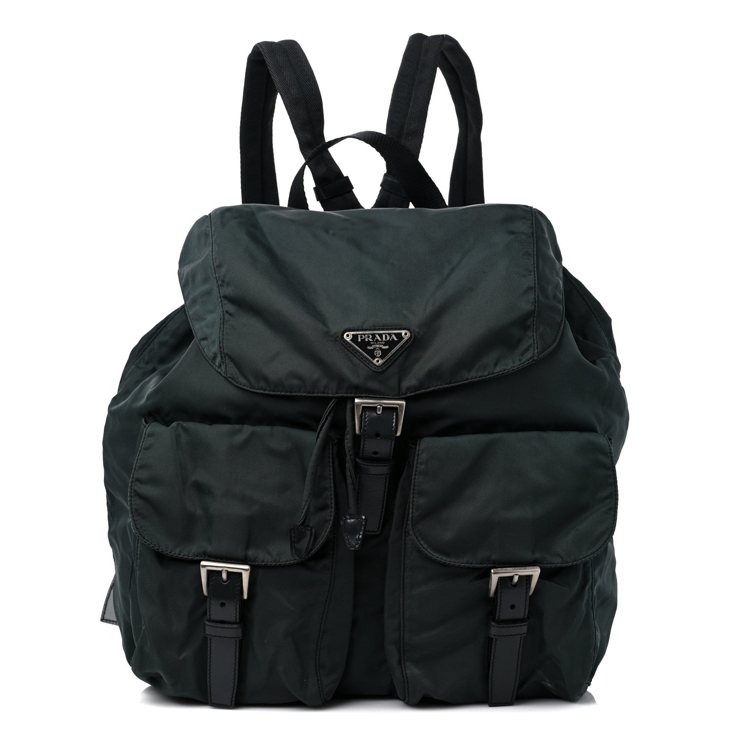 Prada Tessuto Nylon Vela Medium Backpack Antracite 1 of 13