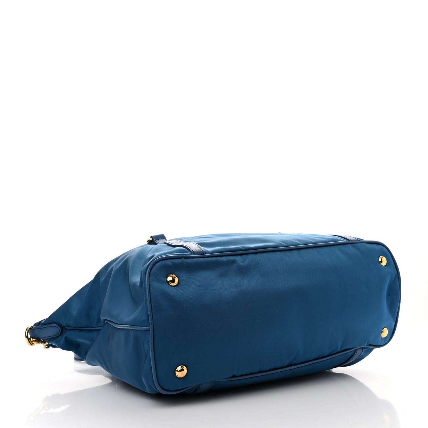 Tessuto Nylon Saffiano Tote Cobalto