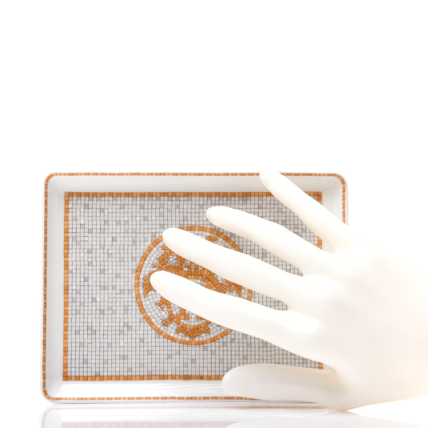 Hermes Porcelain Mosaique au 24 Sushi Plate 2 of 7